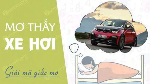 Nằm mơ thấy xe hơi đánh con gì? là điềm báo gì?