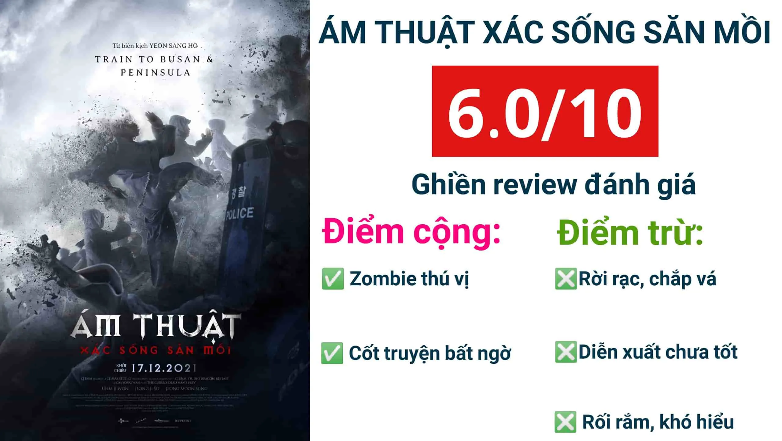 Review phim Ám thuật: Xác sống săn mồi – Không hay như trailer