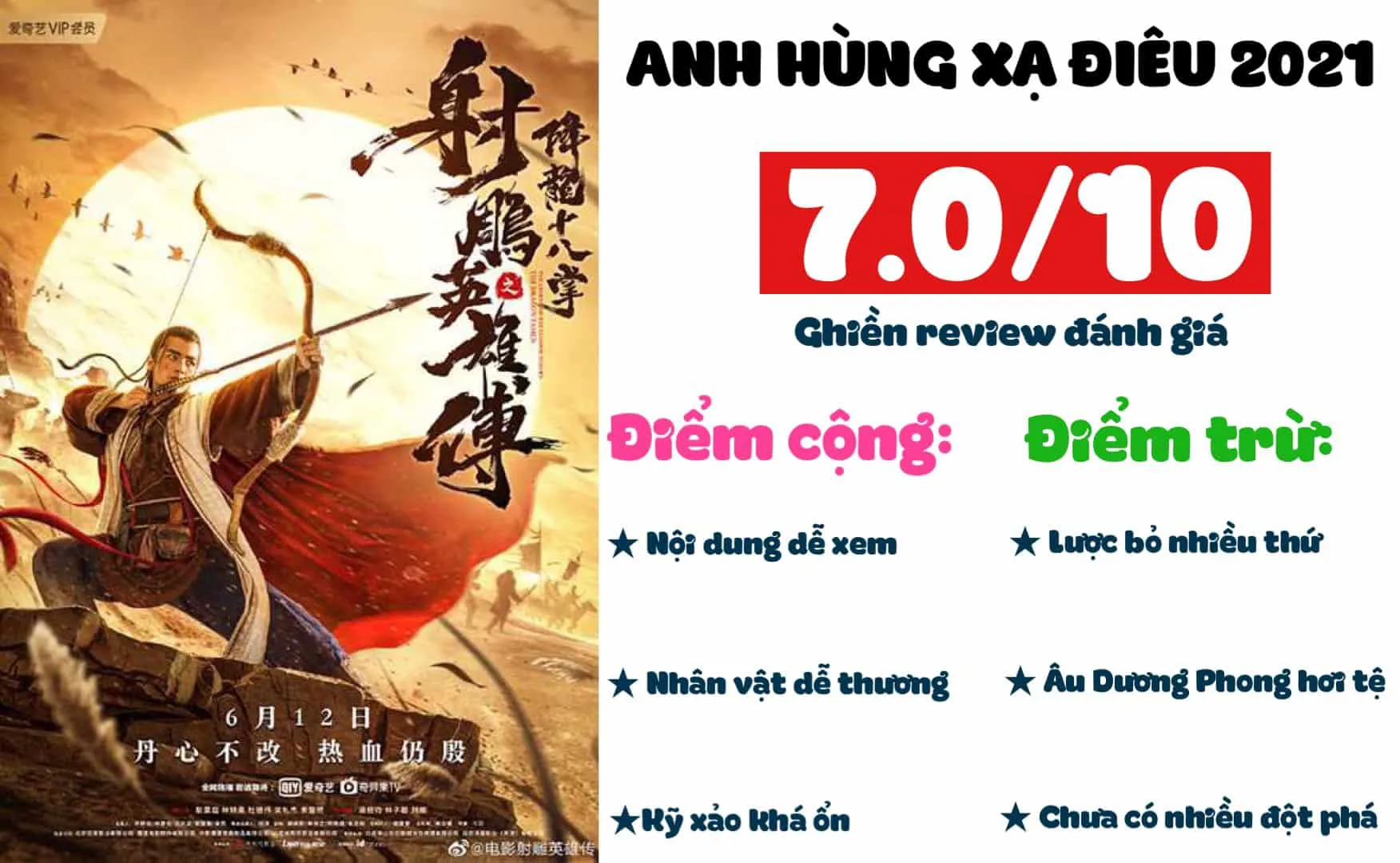 Review phim Anh Hùng Xạ Điêu (2024): Giáng long thập bát chưởng