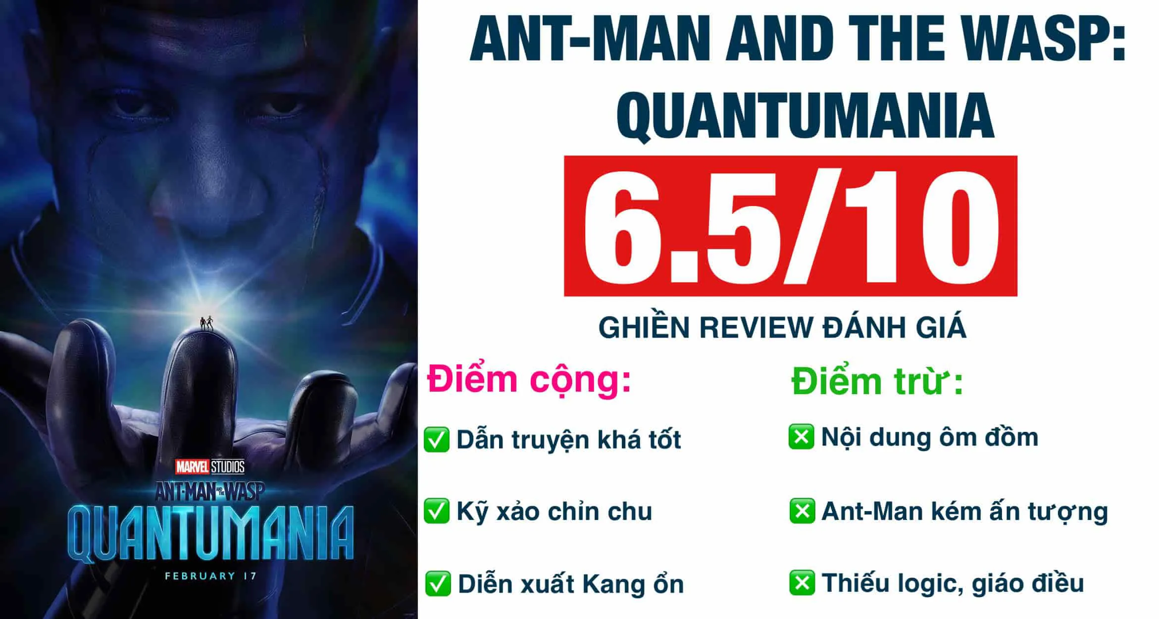 Review phim Ant-Man and the Wasp: Quantumania