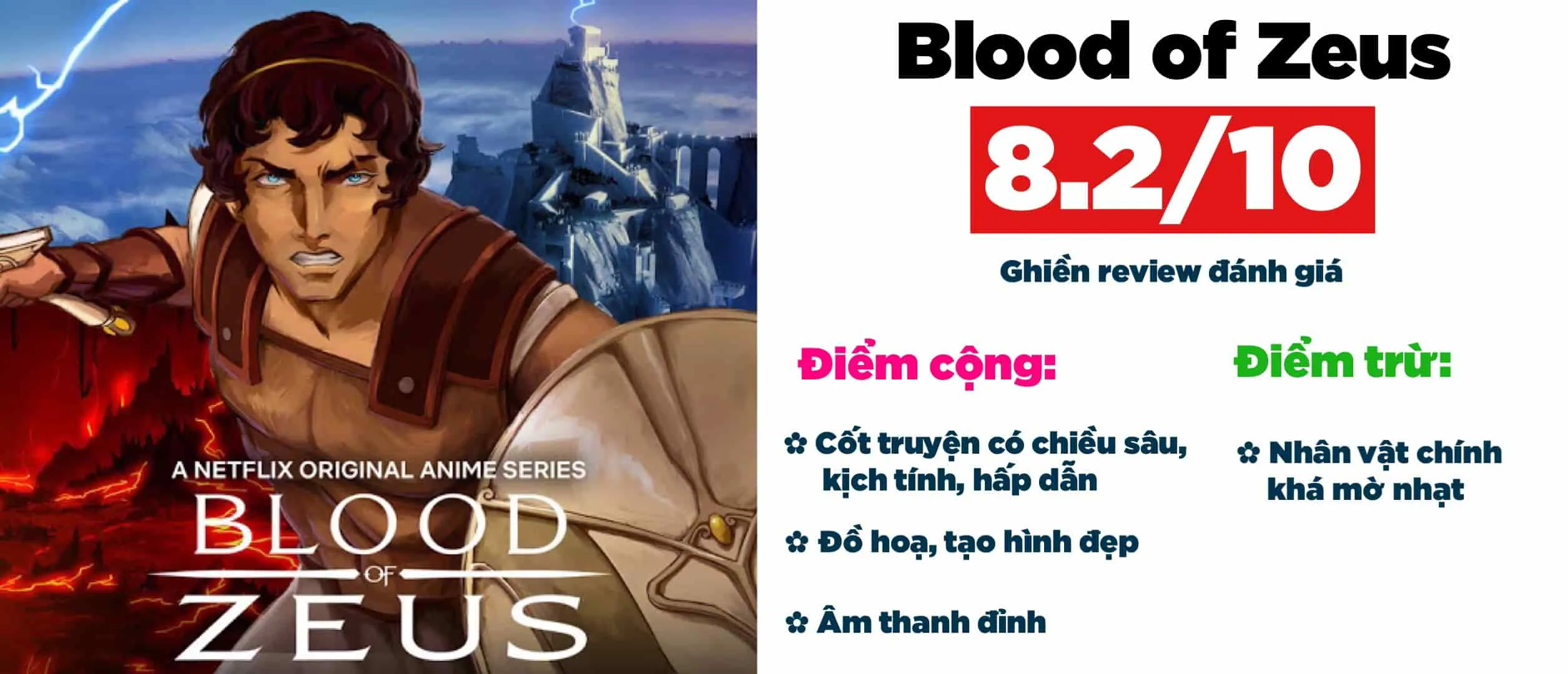 Review phim Blood of Zeus: Phim hoạt hình đáng xem nhất hiện nay