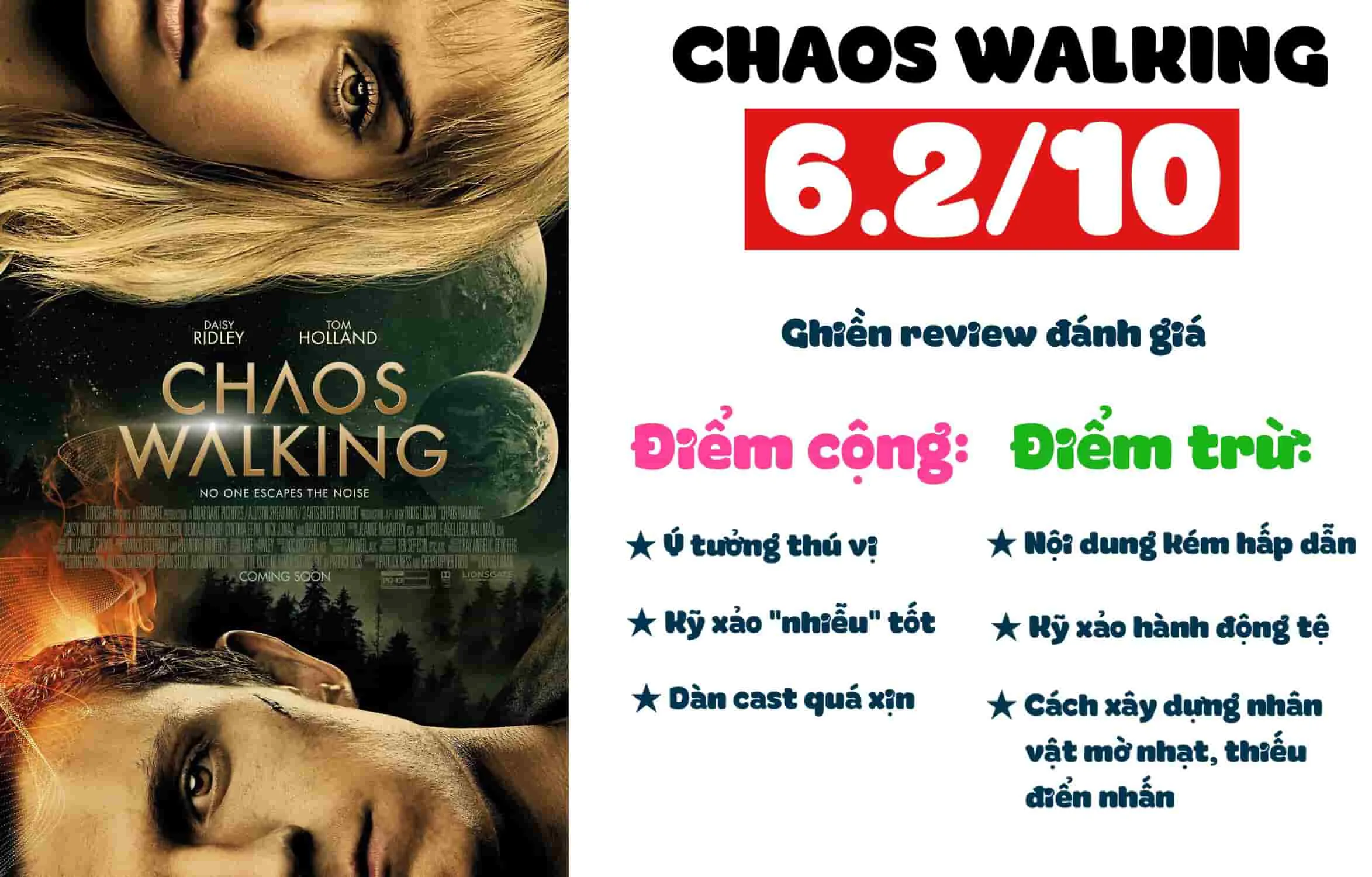 Review phim Chaos Walking: Thú vị nhưng thiếu sức hút