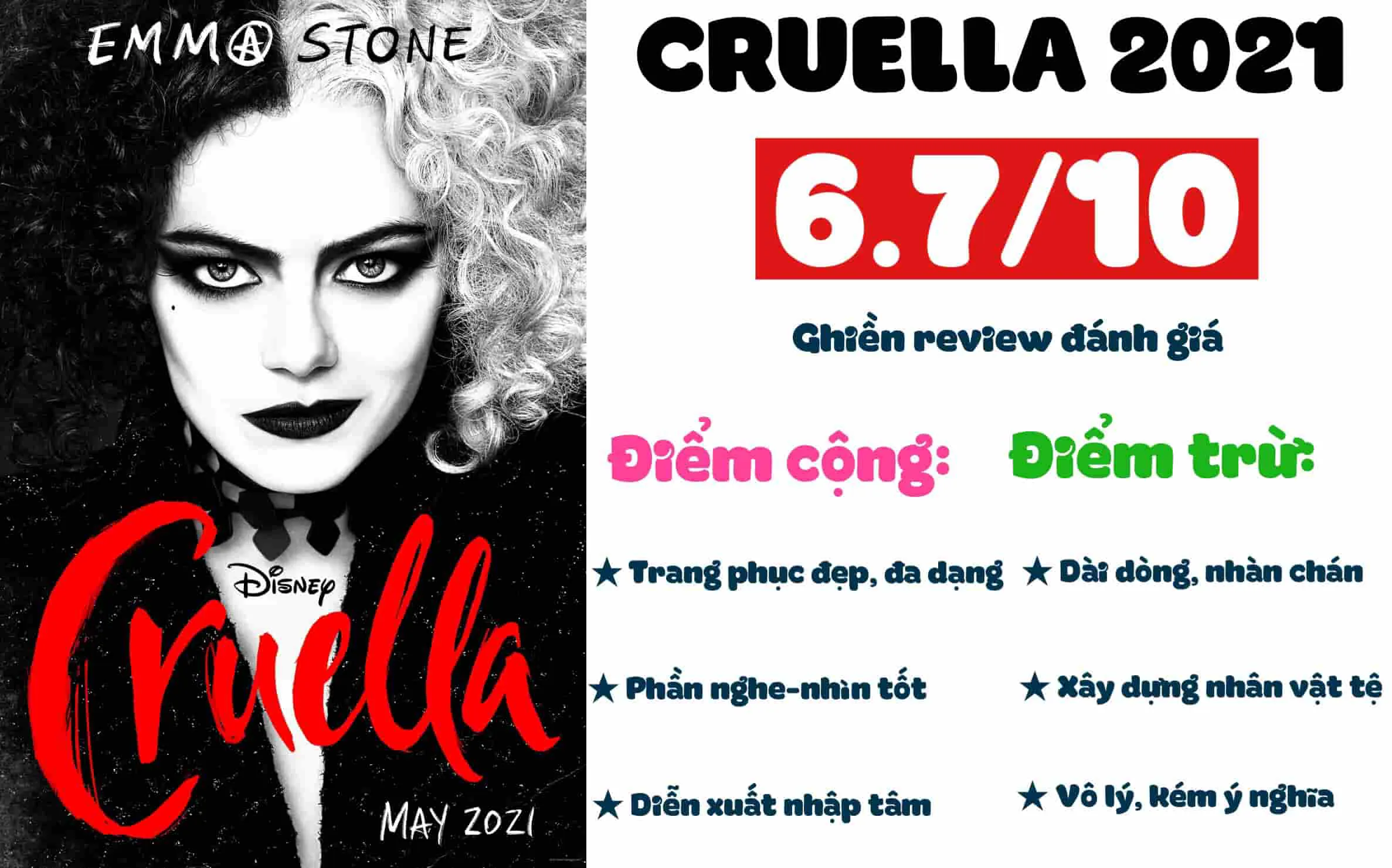 Review phim Cruella (2024): Trang phục đẹp không che nổi nội dung nhạt