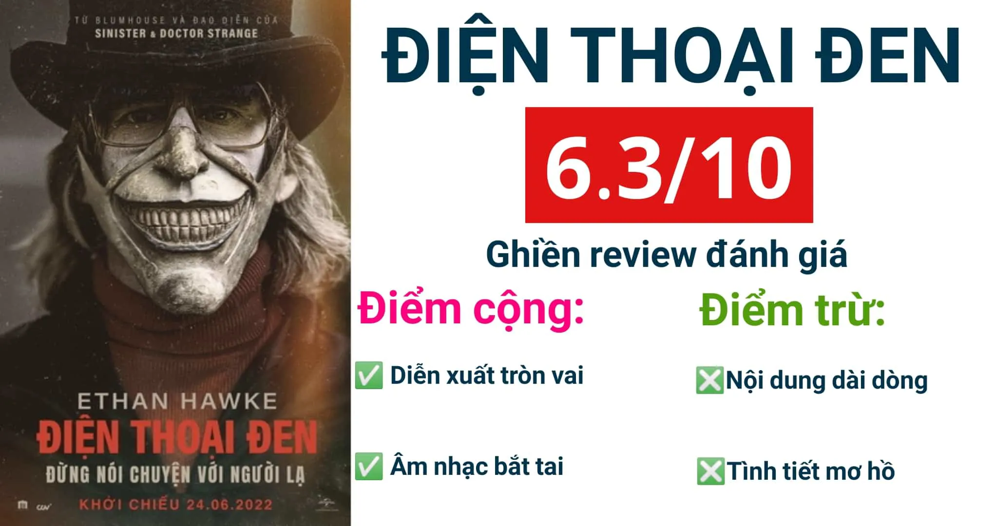 Review phim Điện thoại đen: Mông lung như một trò đùa