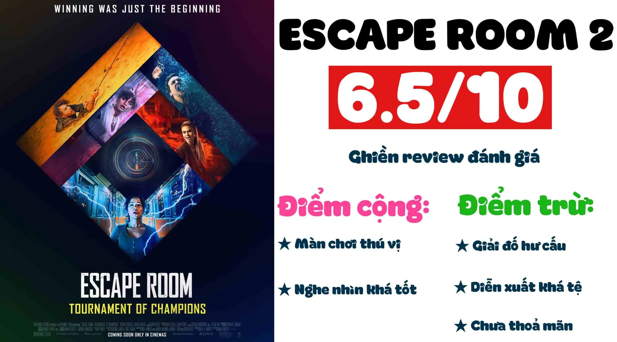 Review phim Escape Room 2: Thú vị nhưng không thỏa mãn