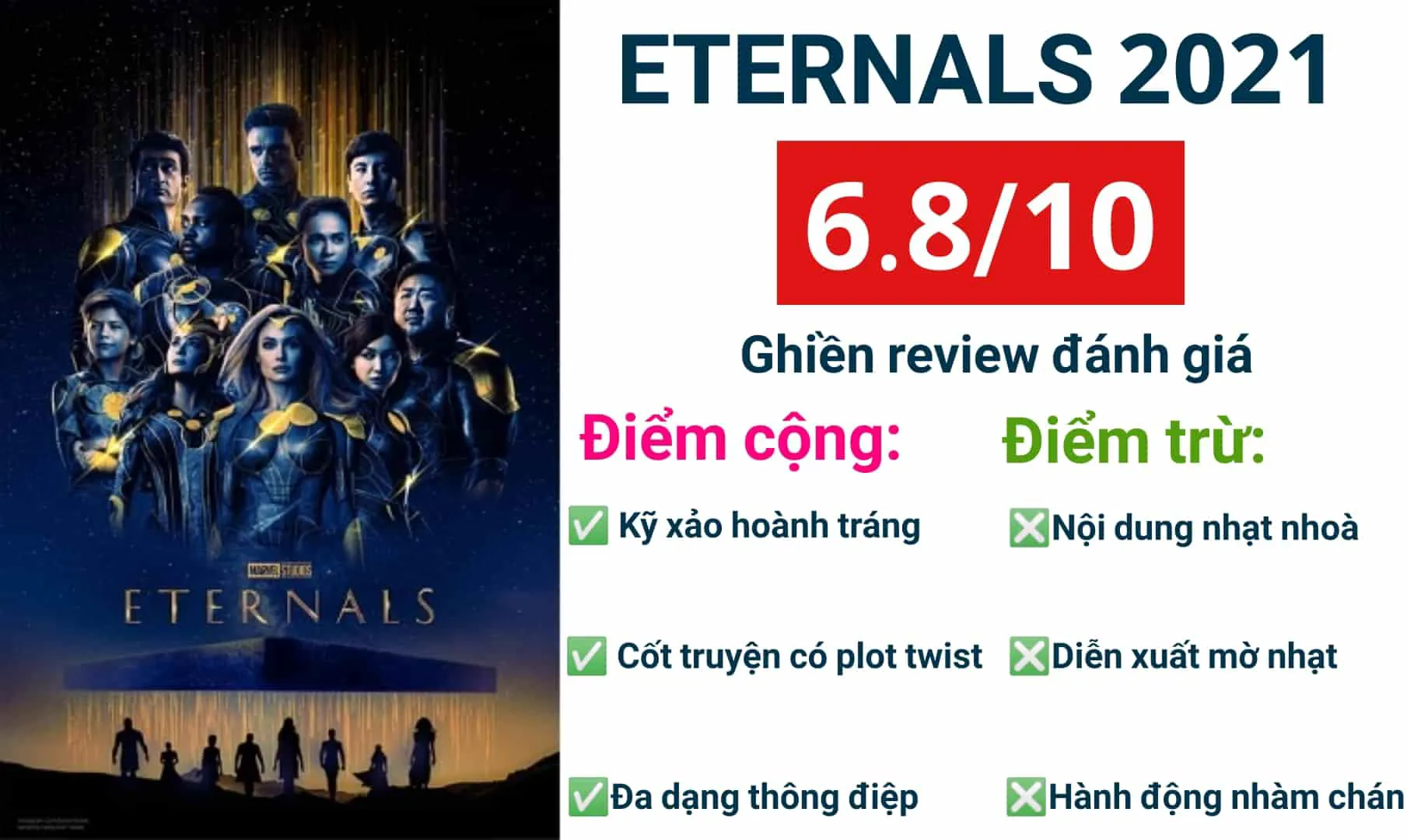 Review phim Eternals (2024) – Du lịch xuyên thời gian không gian sau dịch