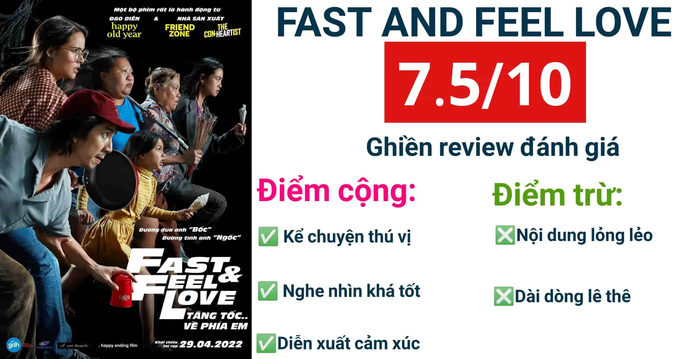 Review phim Fast and Feel Love (2024): Nghệ thuật kể chuyện thú vị