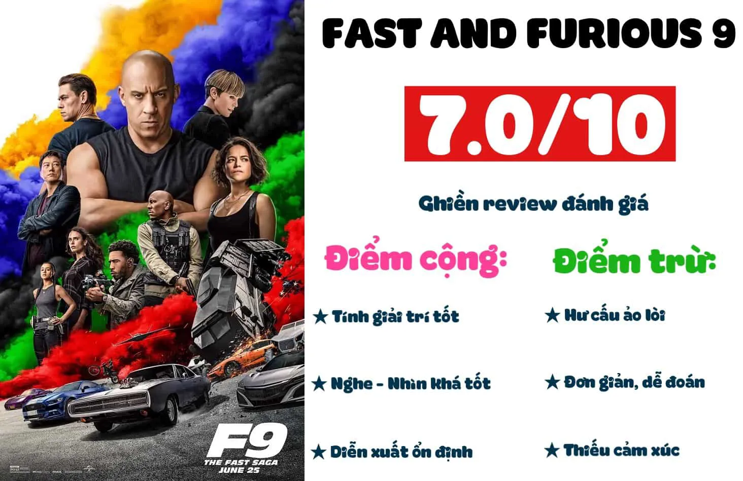 Review phim Fast and Furious 9: Mở đường cho vũ trụ siêu anh hùng mới