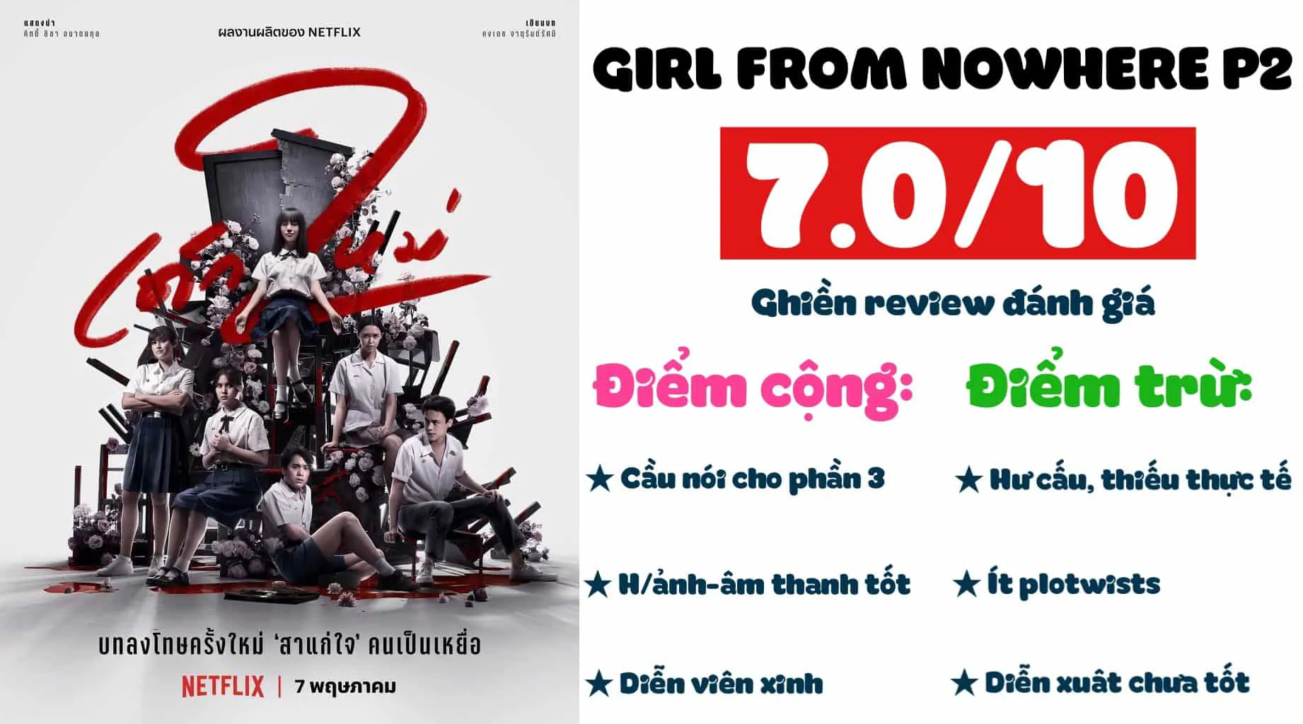 Review phim Girl from nowhere season 2: Bước thụt lùi đáng tiếc