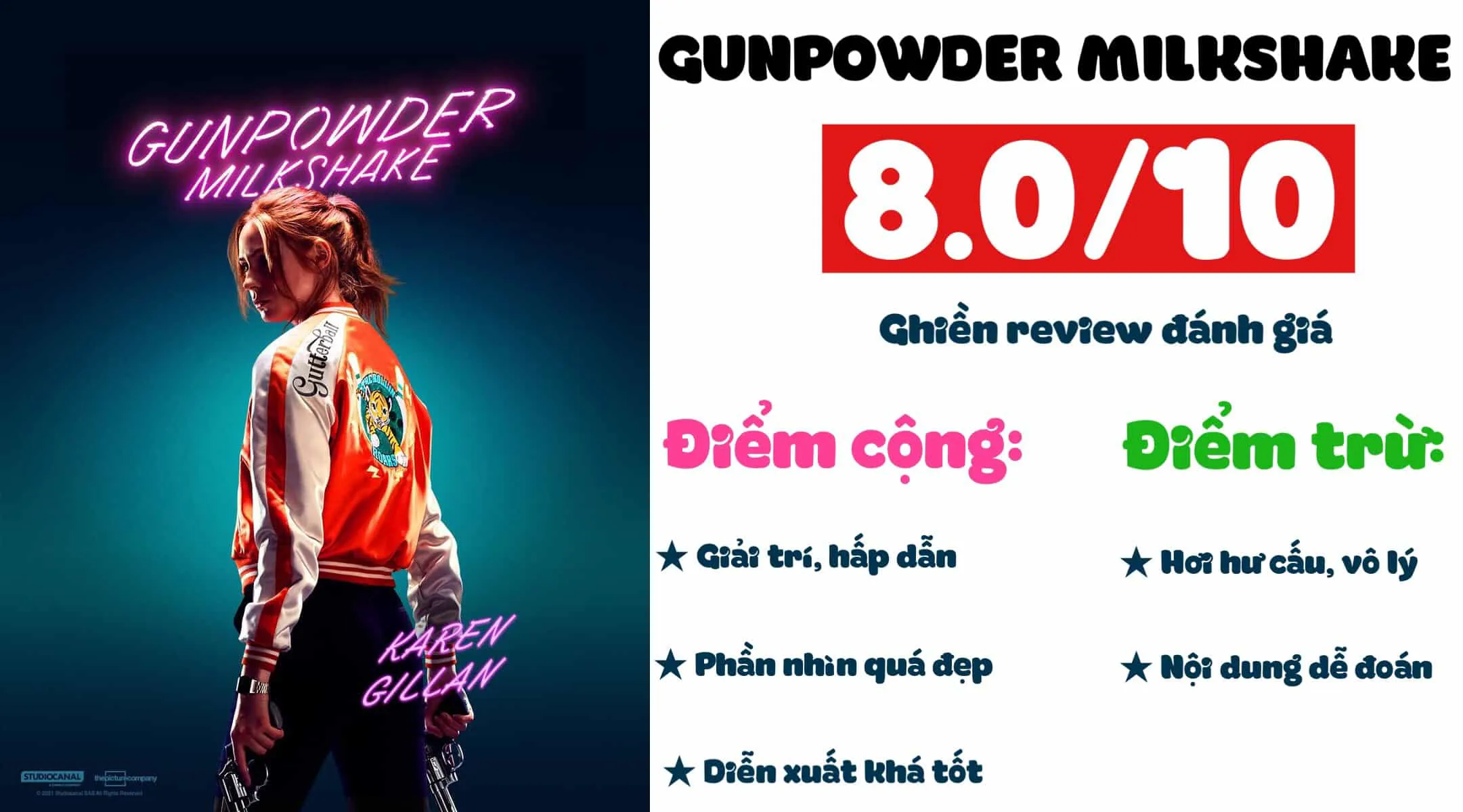 Review phim Gunpowder Milkshake: Trải nghiệm thị giác siêu đỉnh