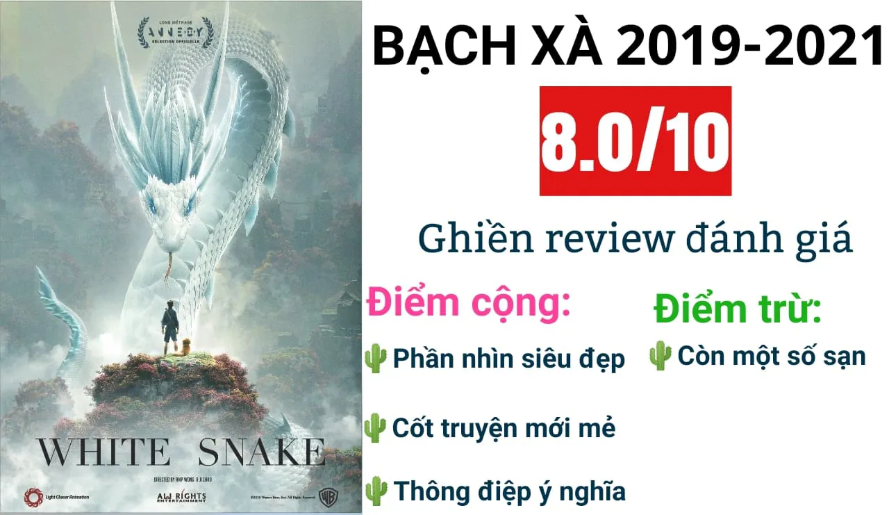 Review phim hoạt hình Bạch xà: Mãn nhãn và mới lạ