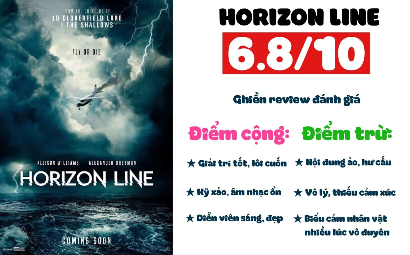 Review phim Horizon Line – Vùng trời tử thần: Khi thần chết ngủ quên