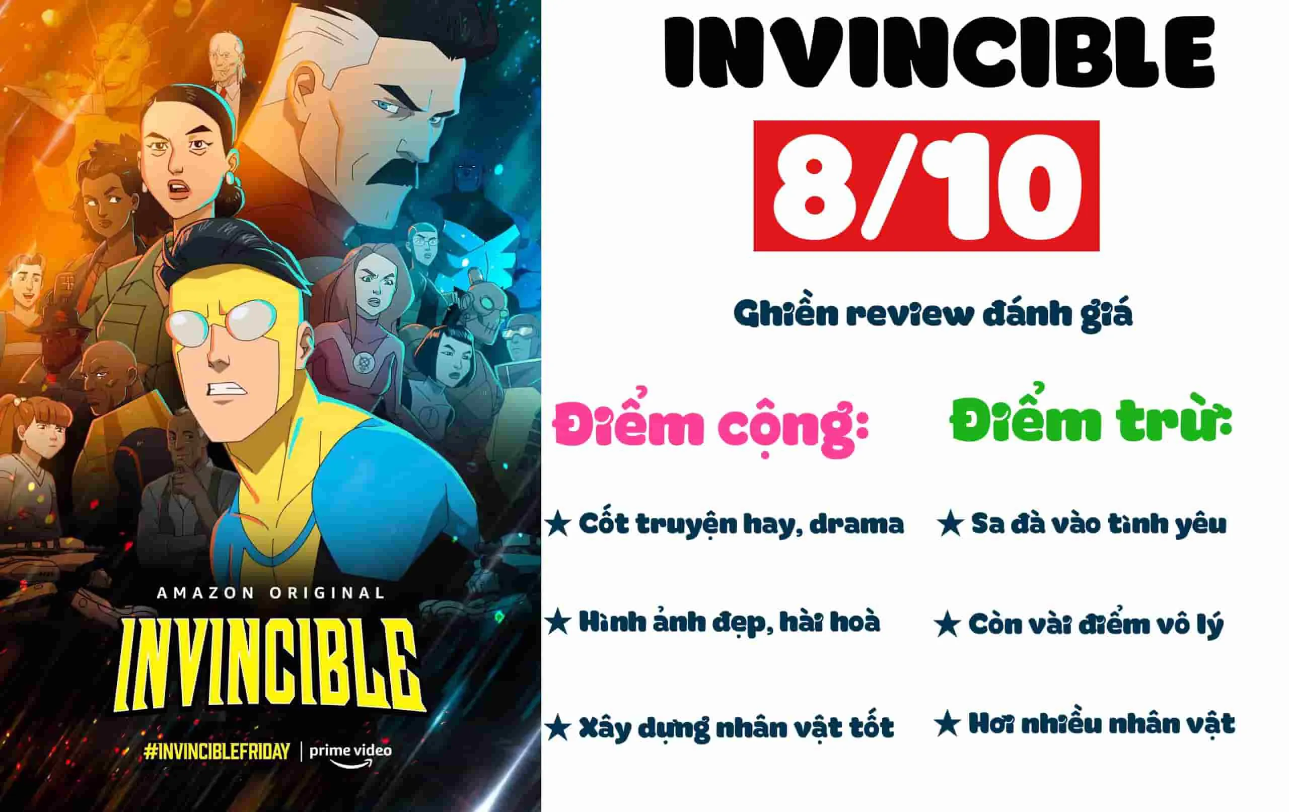 Review phim Invincible – Bất khả chiến bại: Máu me và đầy drama