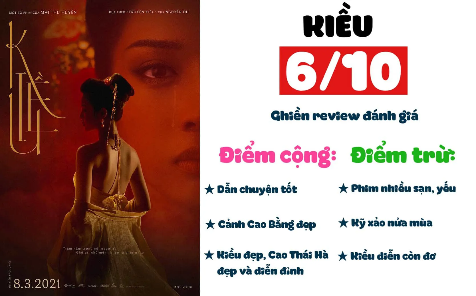 Review phim Kiều: Màn trả thù tiểu tam đáng thương hay đáng trách?