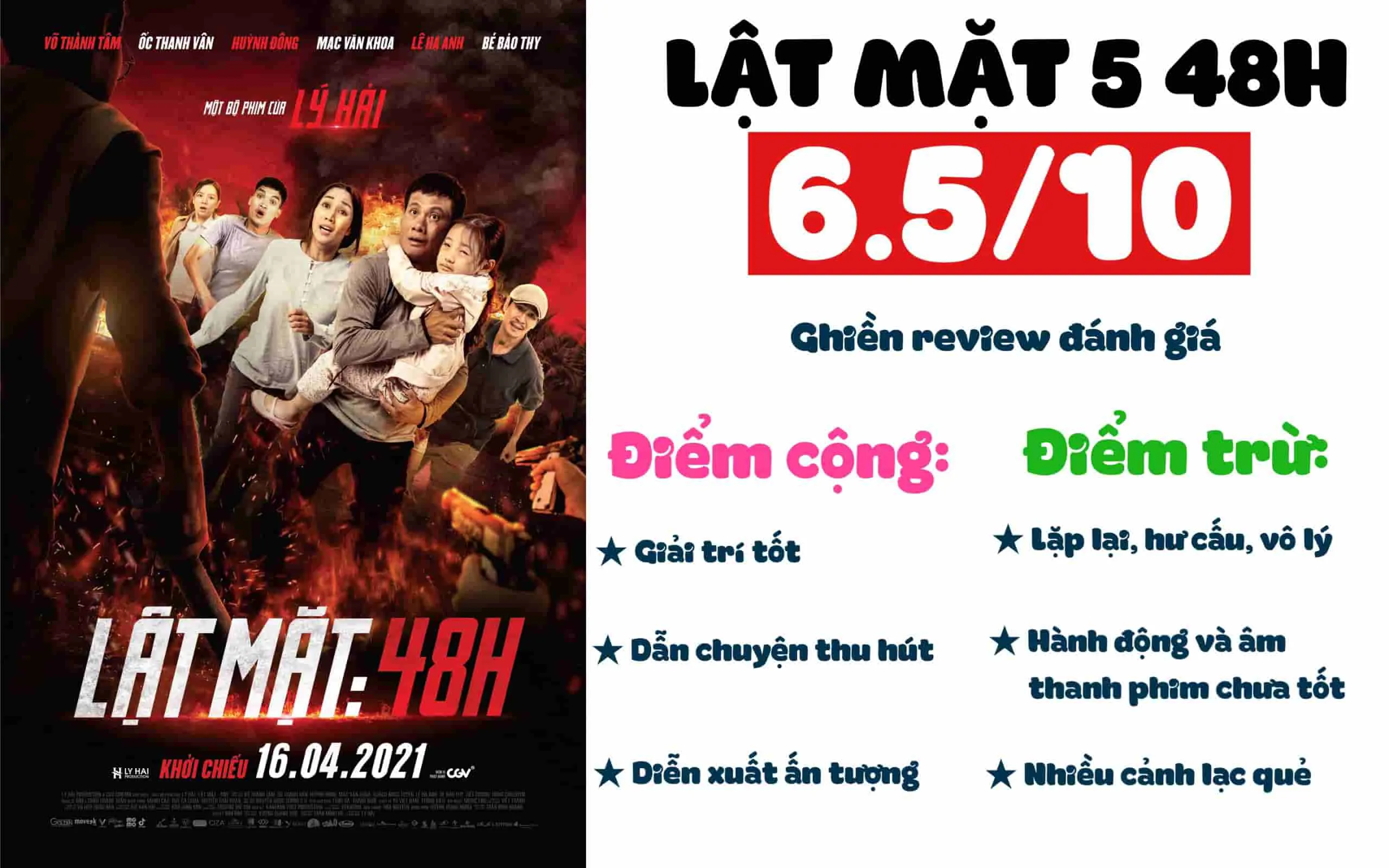 Review phim Lật mặt 5: 48h – Nhắm mắt thấy bị rượt