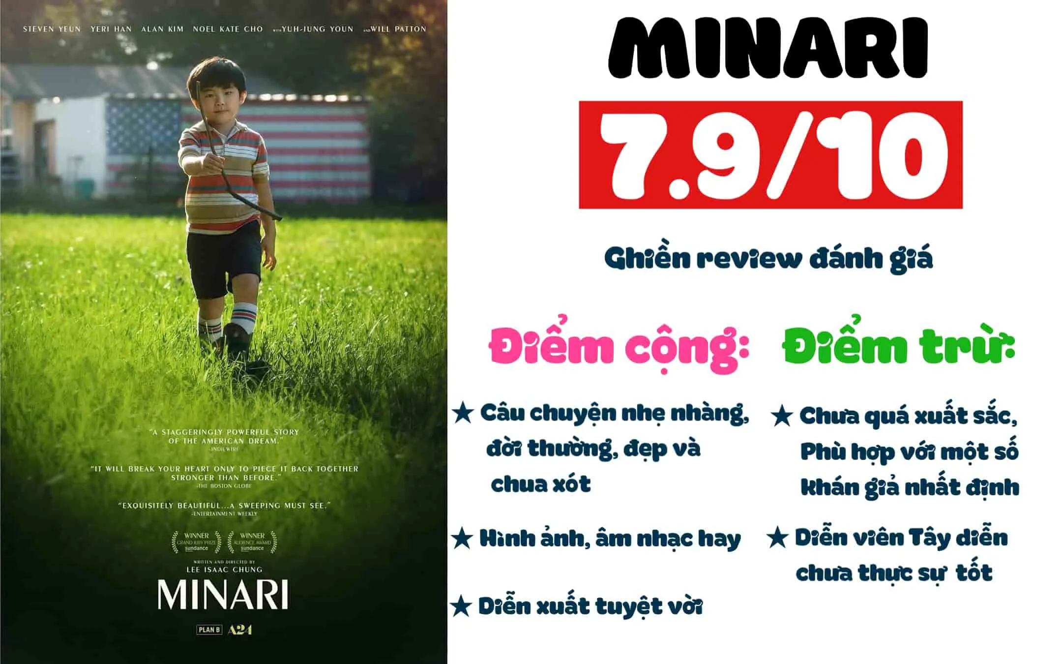 Review phim Minari: Khát vọng đổi đời – Giấc mơ Mỹ đẹp mà chua xót