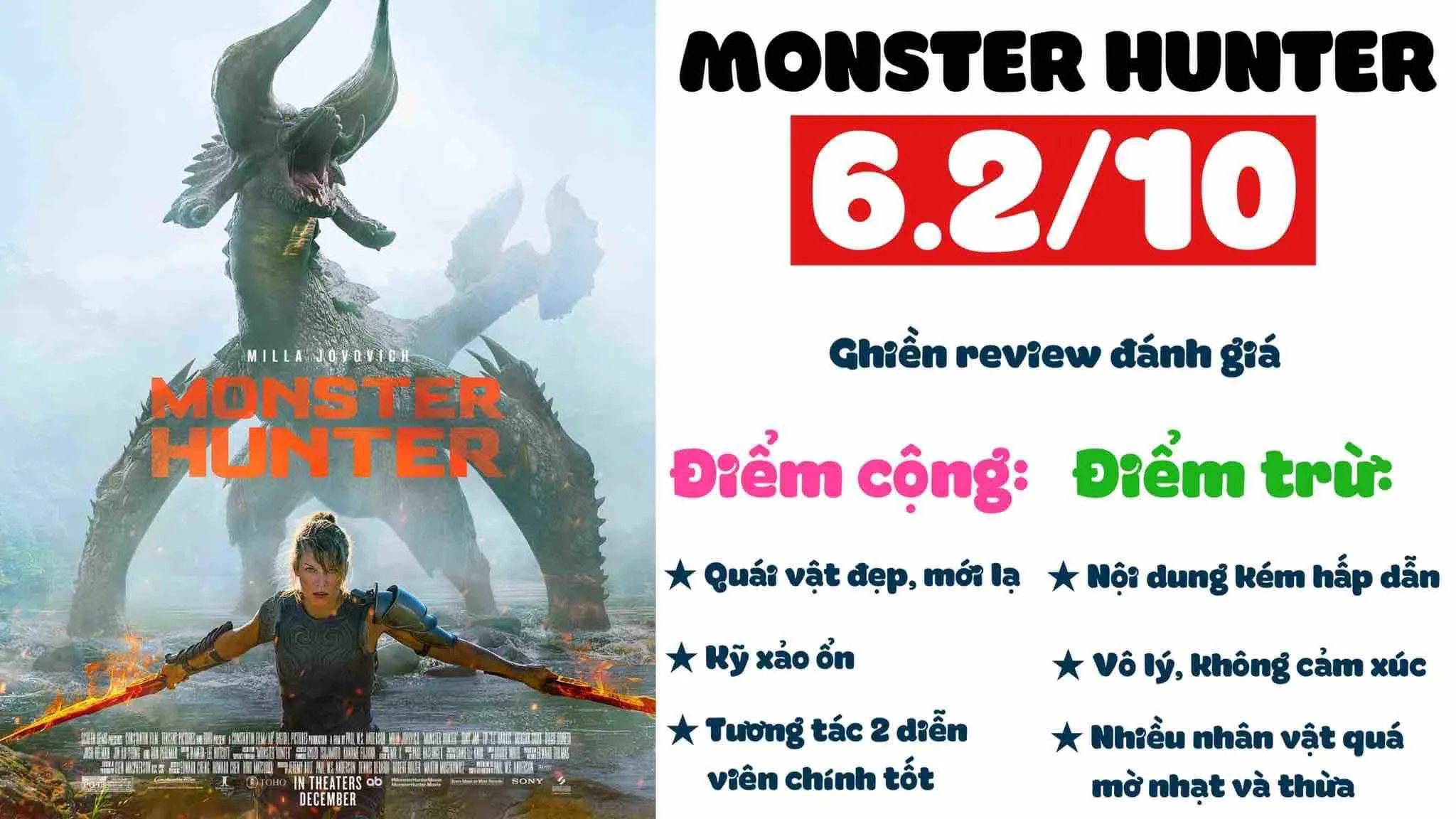 Review phim Monster Hunter (2024) – Đơn thuần chỉ là phim giải trí