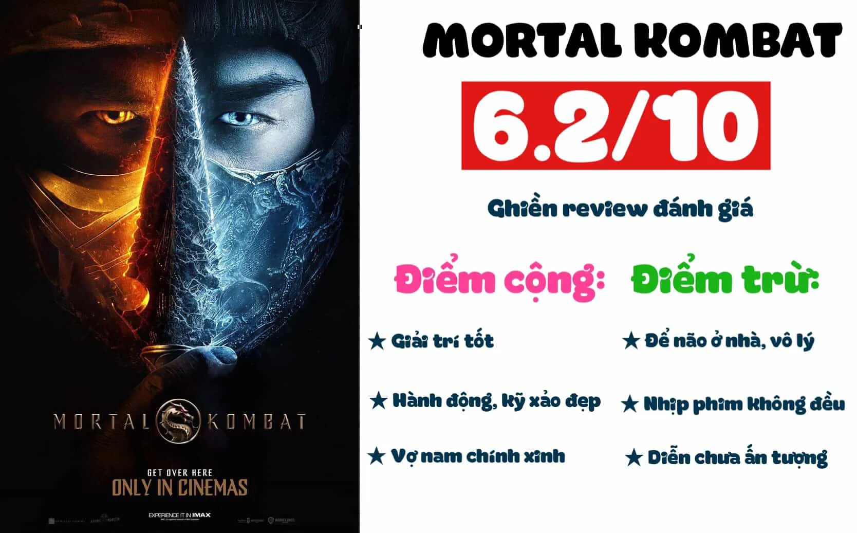 Review phim Mortal Kombat – Cuộc chiến sinh tử: Không hay như lời đồn