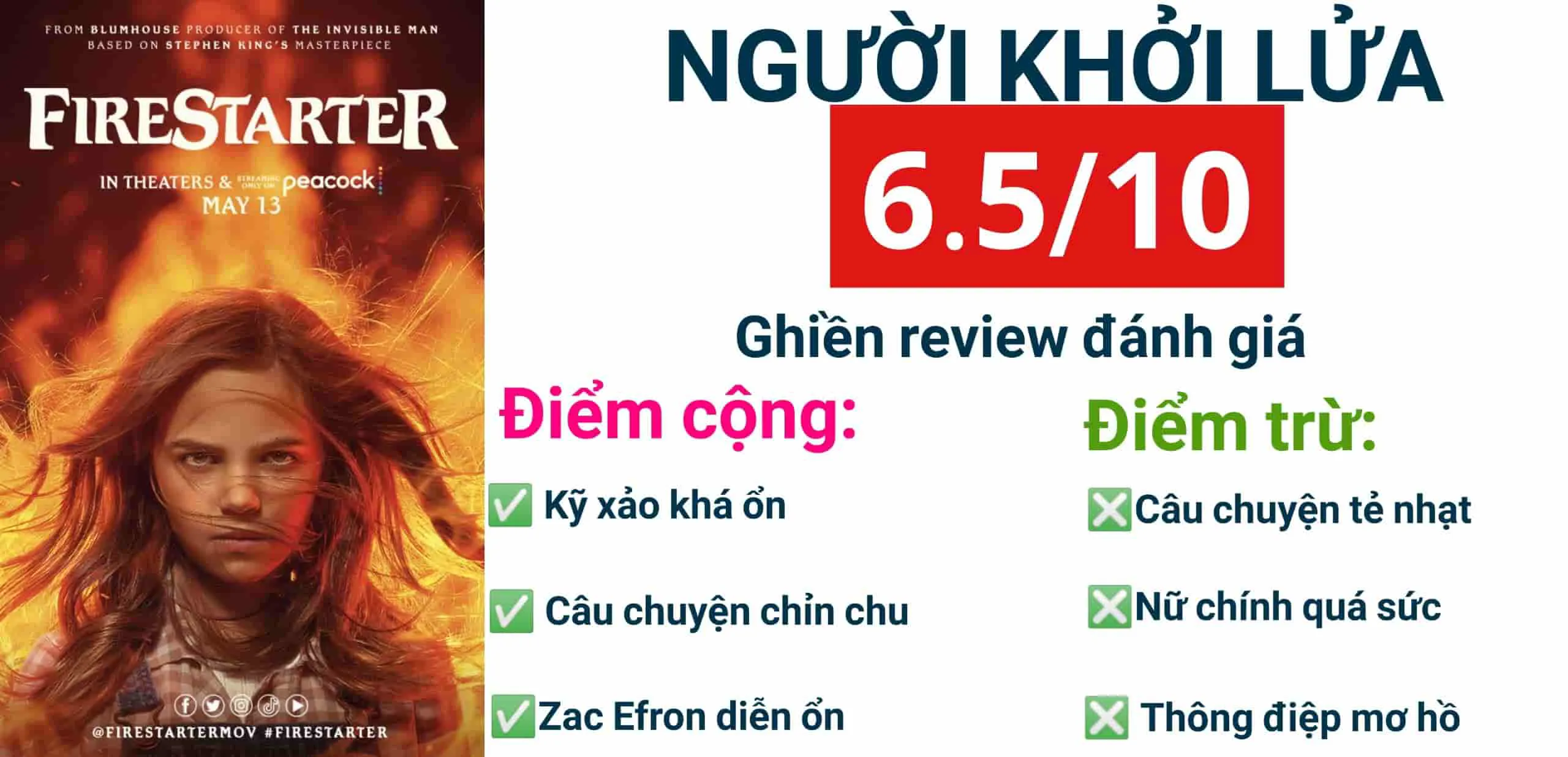 Review phim Người khởi lửa – Câu chuyện dị nhân thiếu sức hút