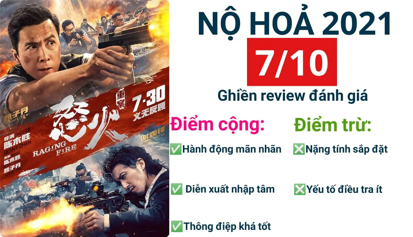 Review phim Nộ hỏa: Hoài niệm về phim cảnh sát Hong Kong