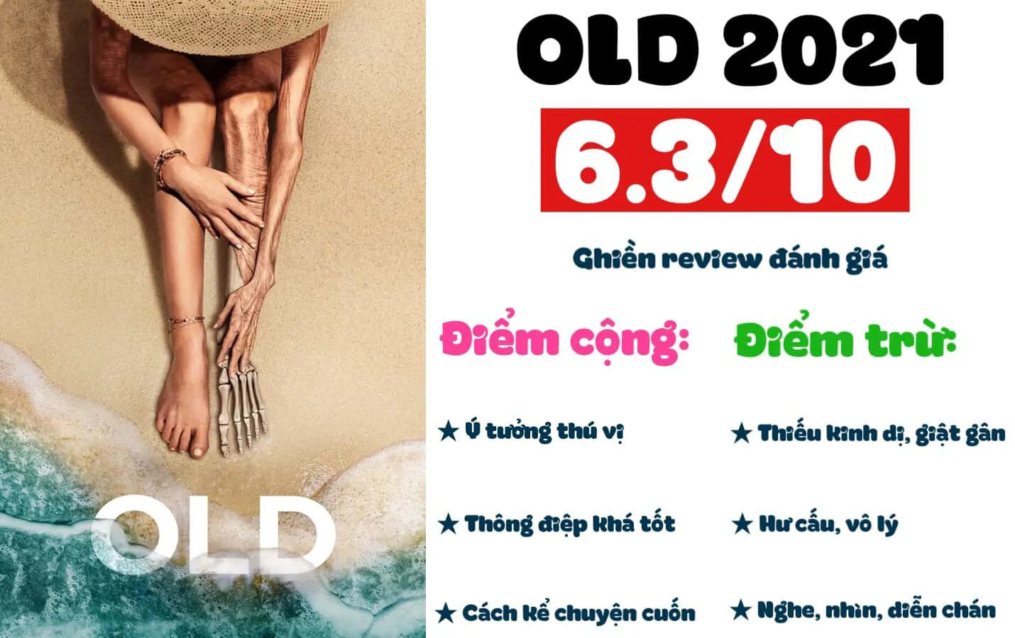 Review phim Old (2024): Ý tưởng thú vị nhưng chưa đột phá