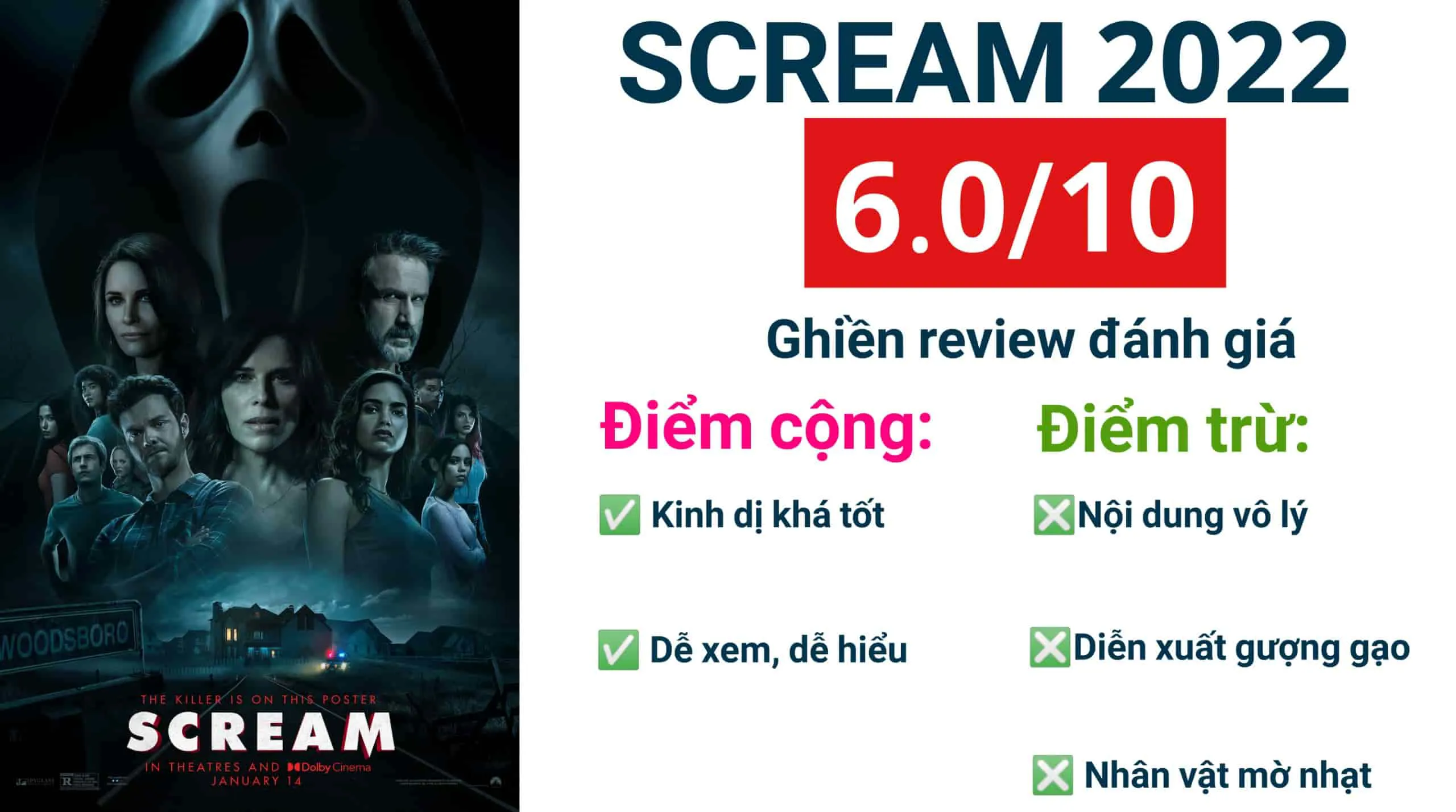 Review phim Scream 2024: Nỗ lực làm mới chưa hiệu quả