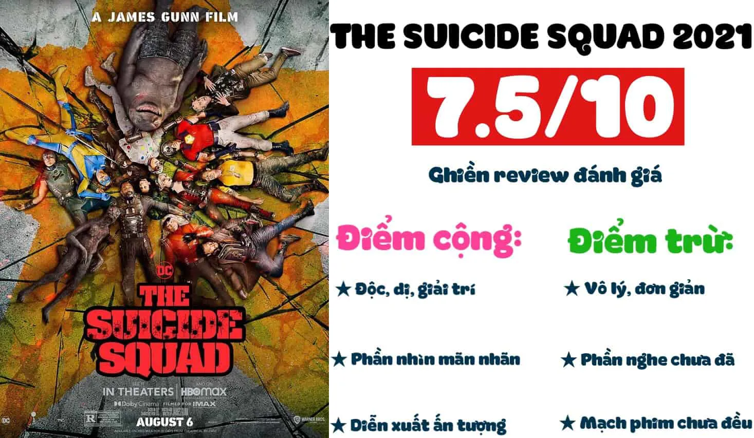 Review phim The Suicide Squad (2024): Độc, dị, giải trí và máu me