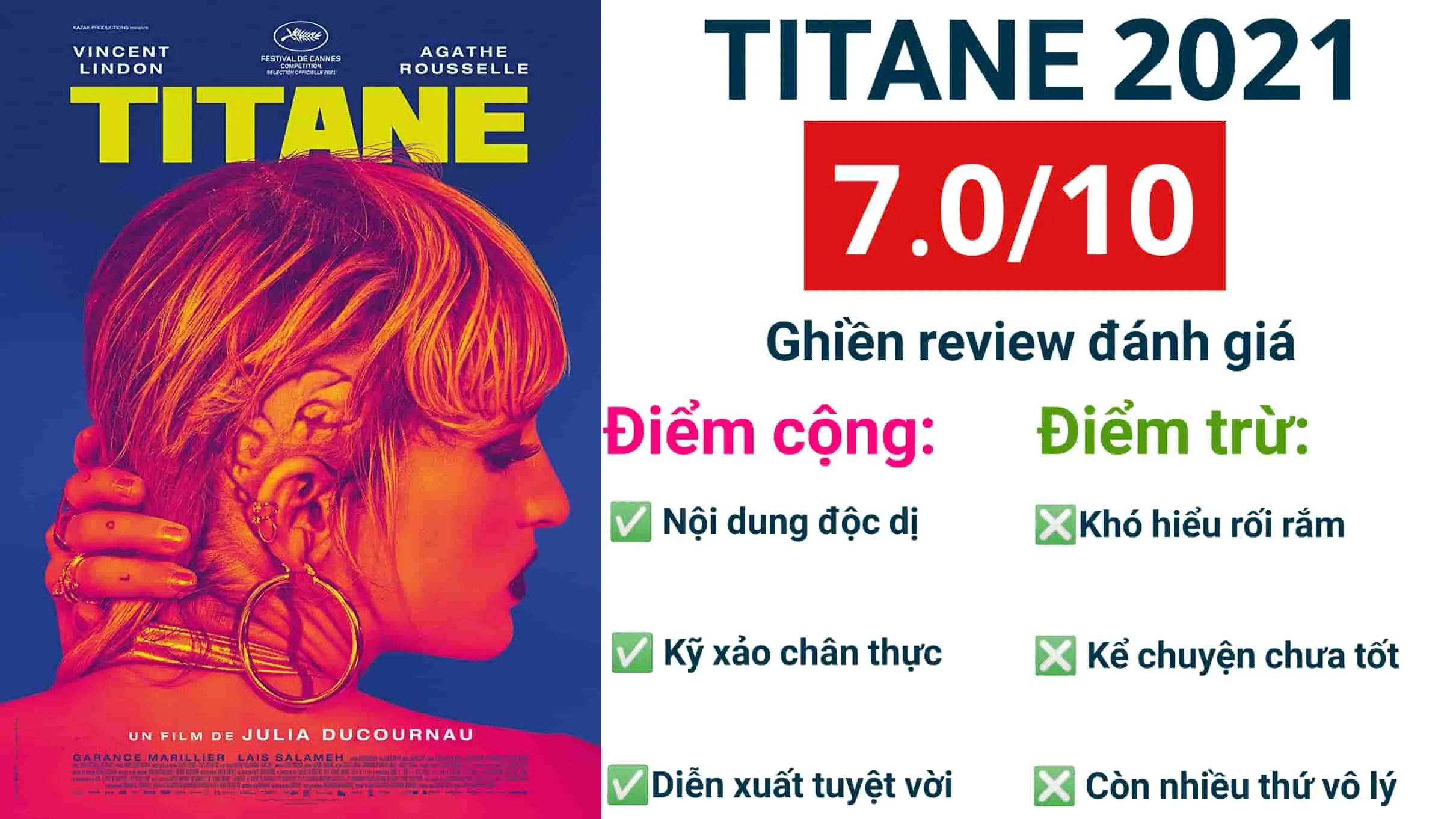 Review phim Titane (2024): Bộ phim độc dị bậc nhất năm 2024