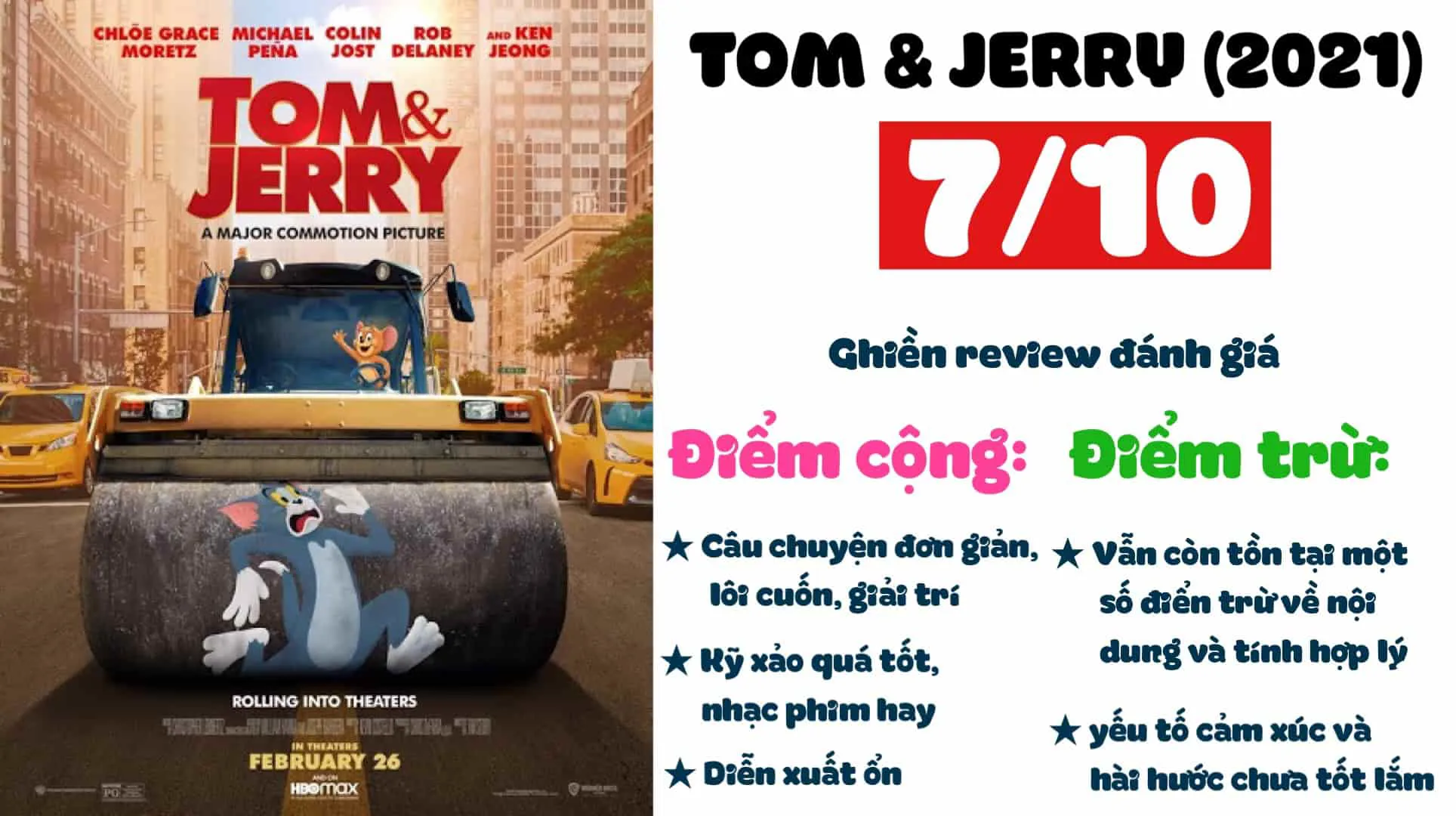 Review phim Tom & Jerry (2024): Kỷ niệm tuổi thơ đầy mới lạ