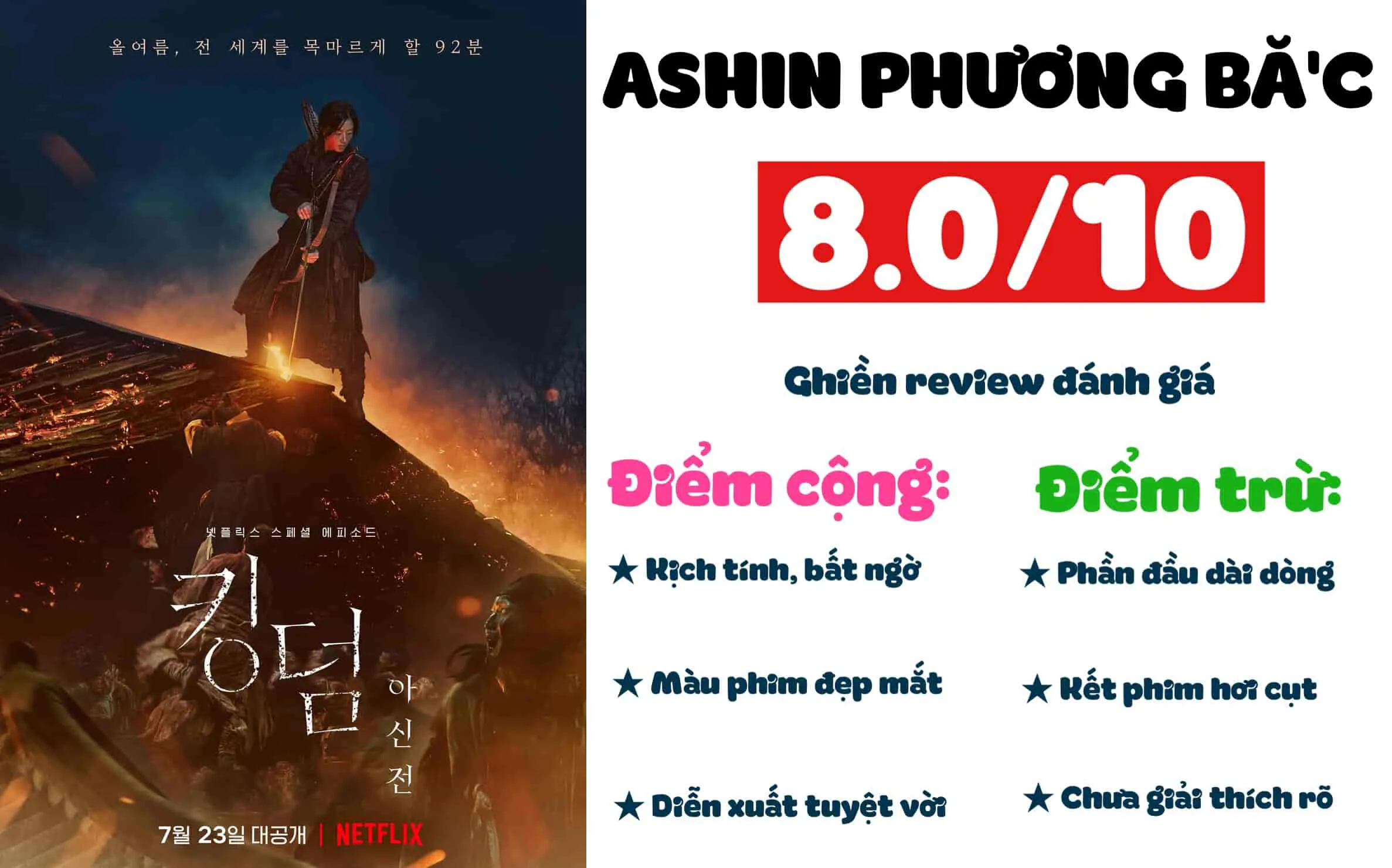 Review phim Vương triều xác sống – Ashin Phương Bắc