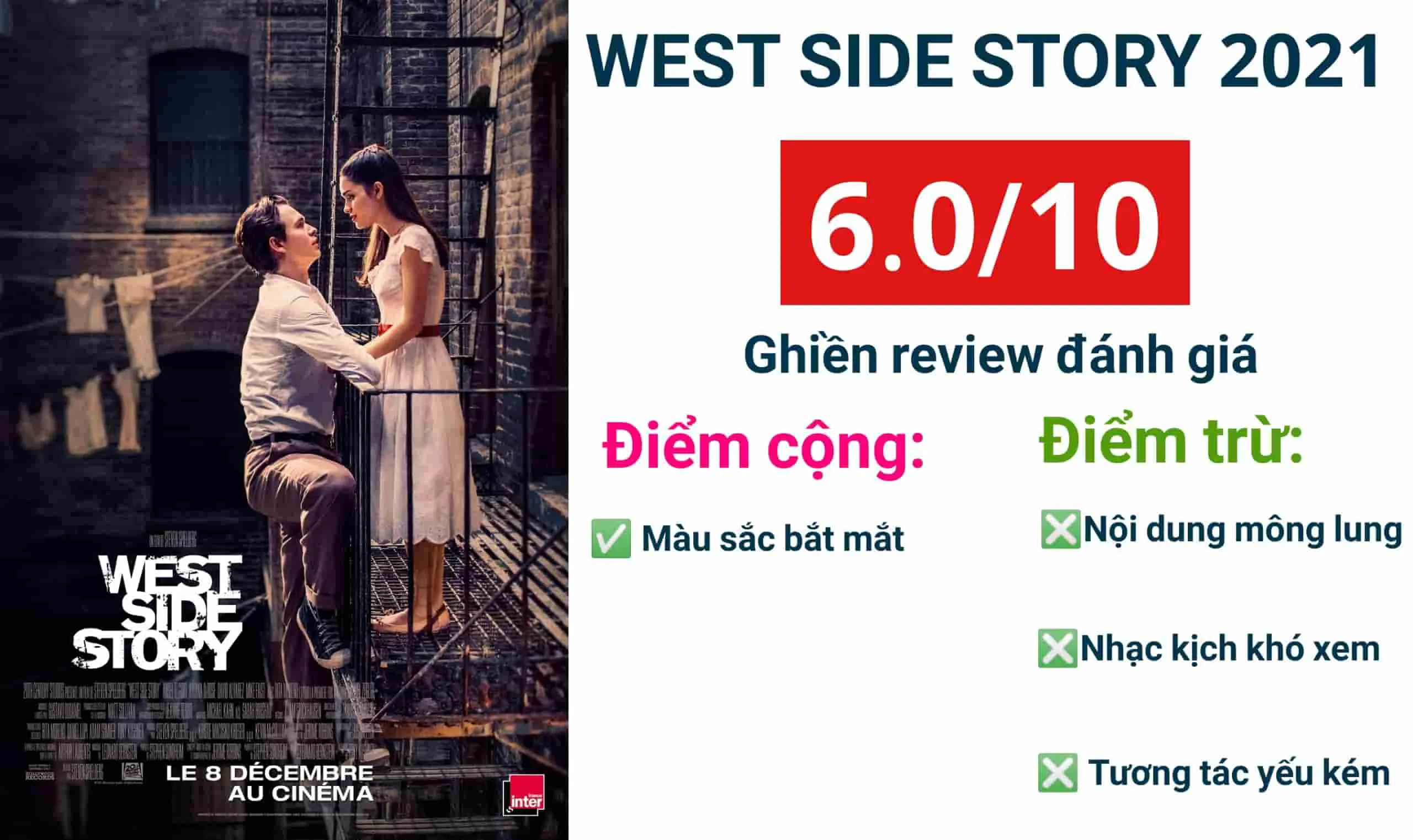 Review phim West Side Story (2024): Khó xem và thiếu đặc sắc