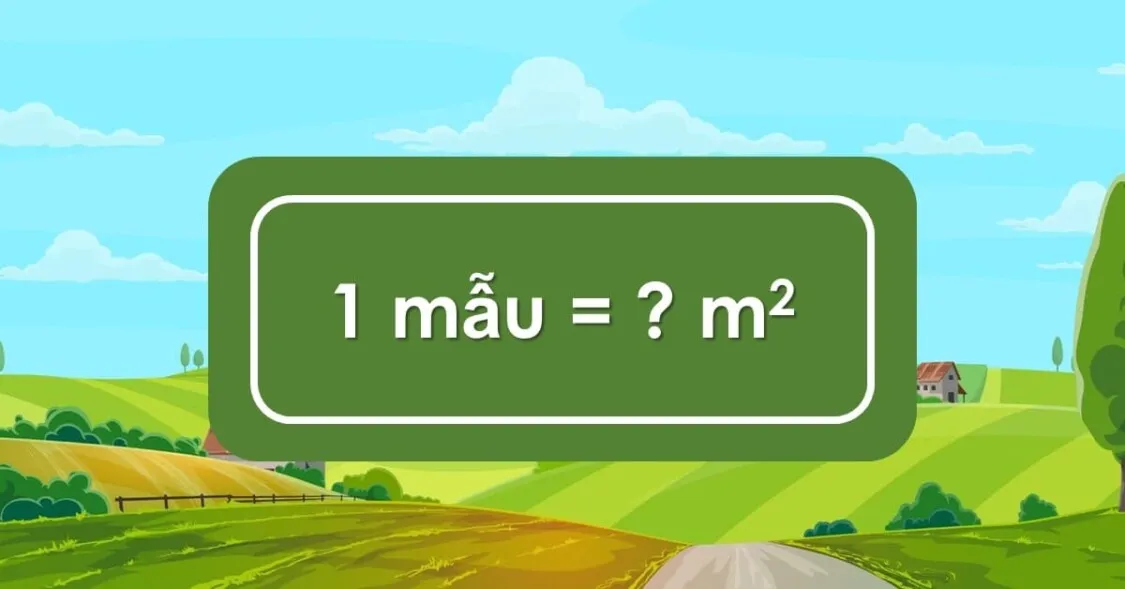 1 mẫu bằng bao nhiêu m2, bao nhiêu sào và bao nhiêu hecta?