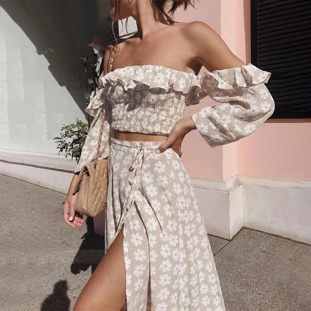 20 outfits phối đồ với áo trễ vai cho nàng thêm xinh xắn, điệu đà