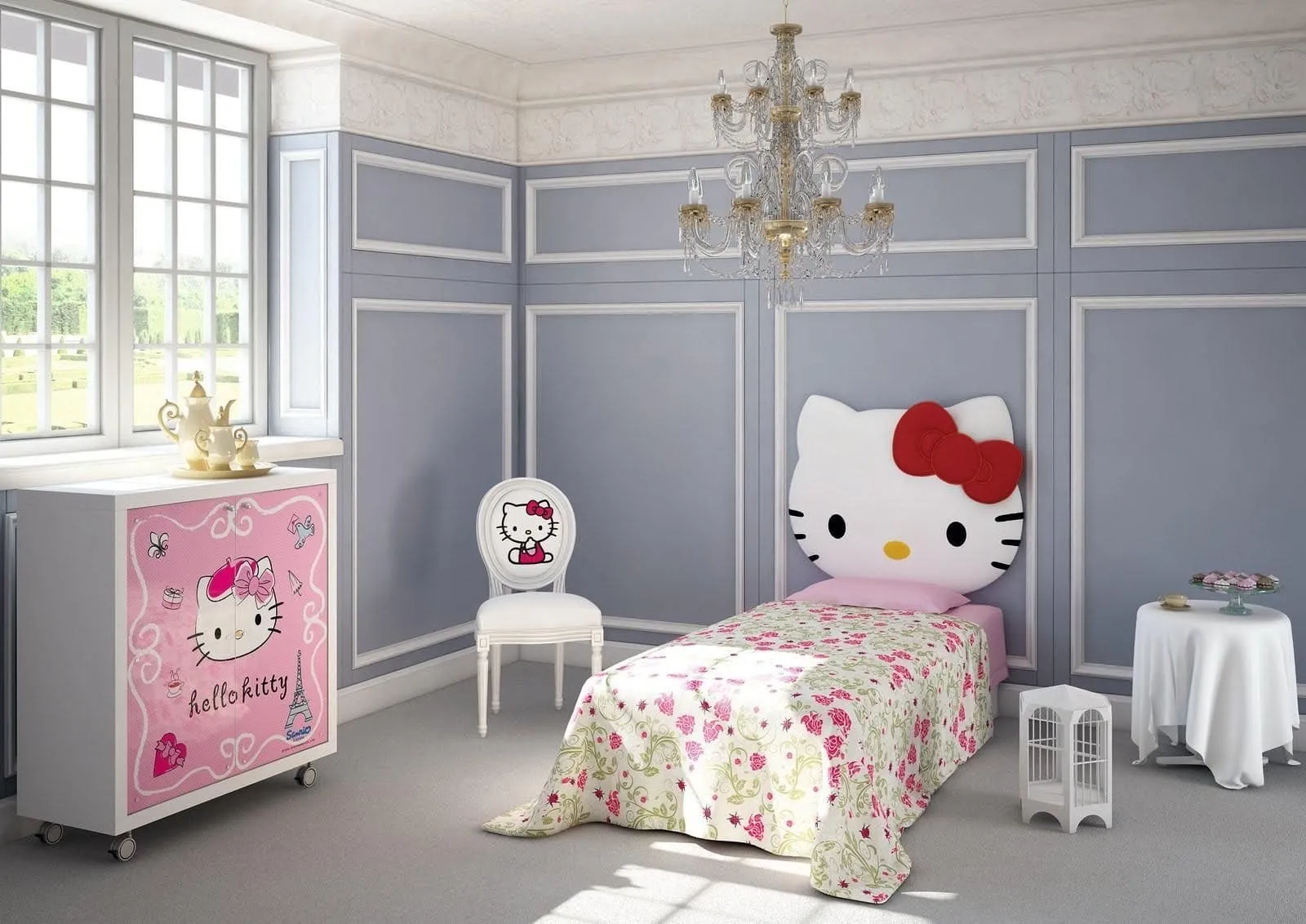 30+ mẫu trang trí phòng ngủ Hello Kitty cho bé gái đẹp như mơ