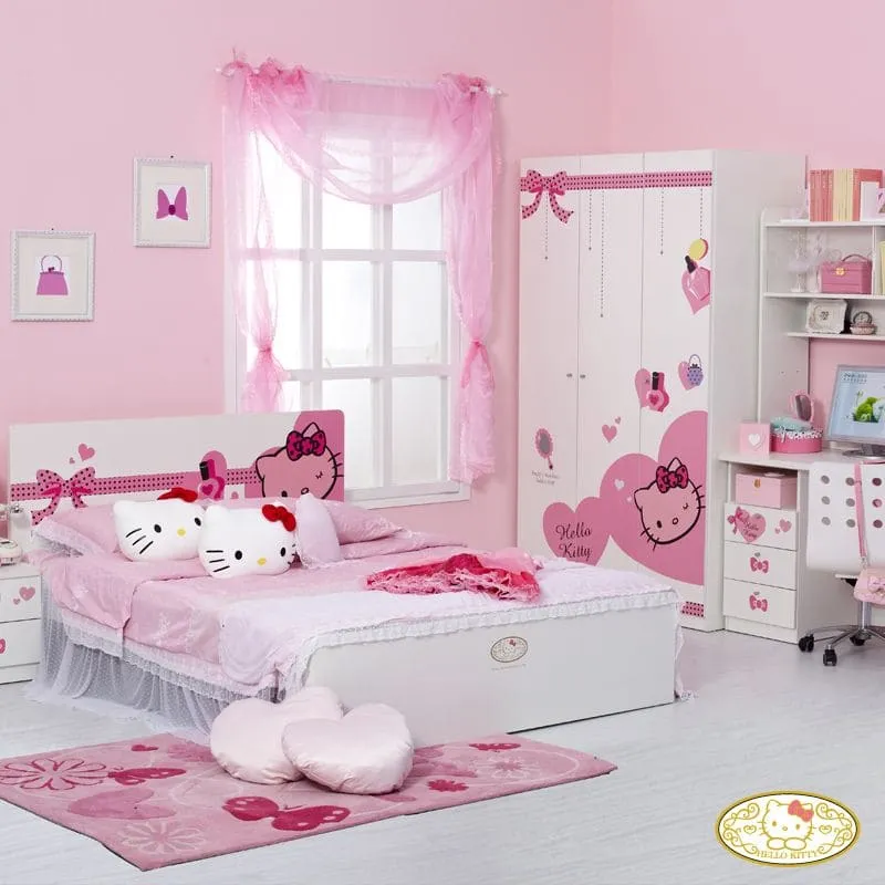 30+ mẫu trang trí phòng ngủ Hello Kitty cho bé gái đẹp như mơ