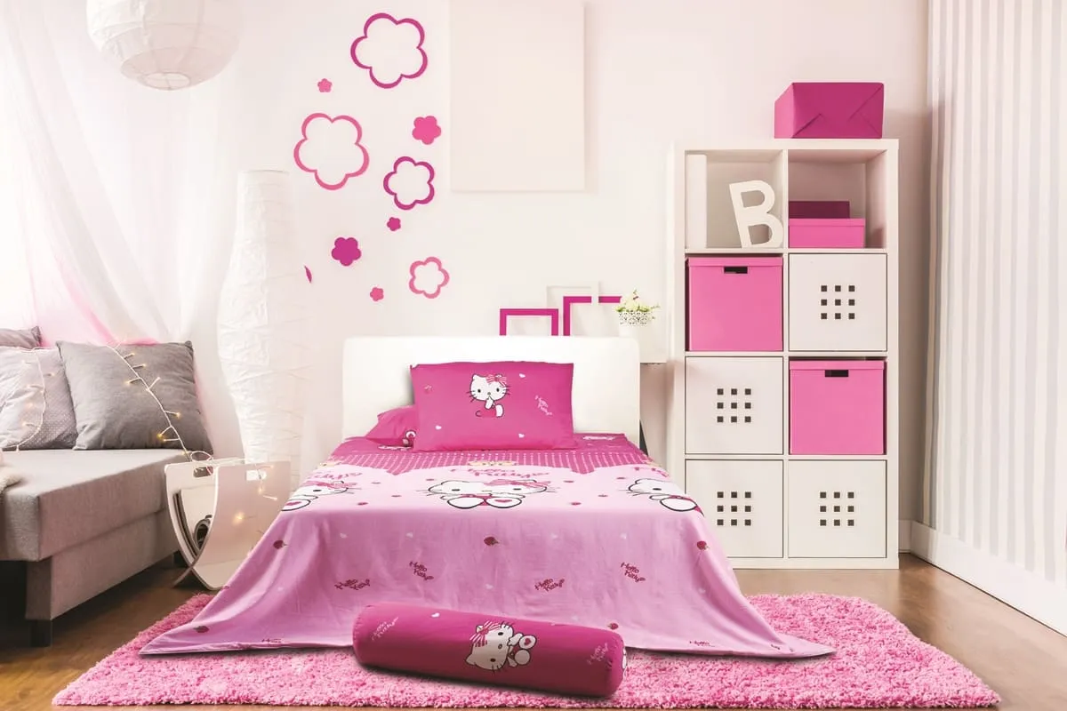 30+ mẫu trang trí phòng ngủ Hello Kitty cho bé gái đẹp như mơ