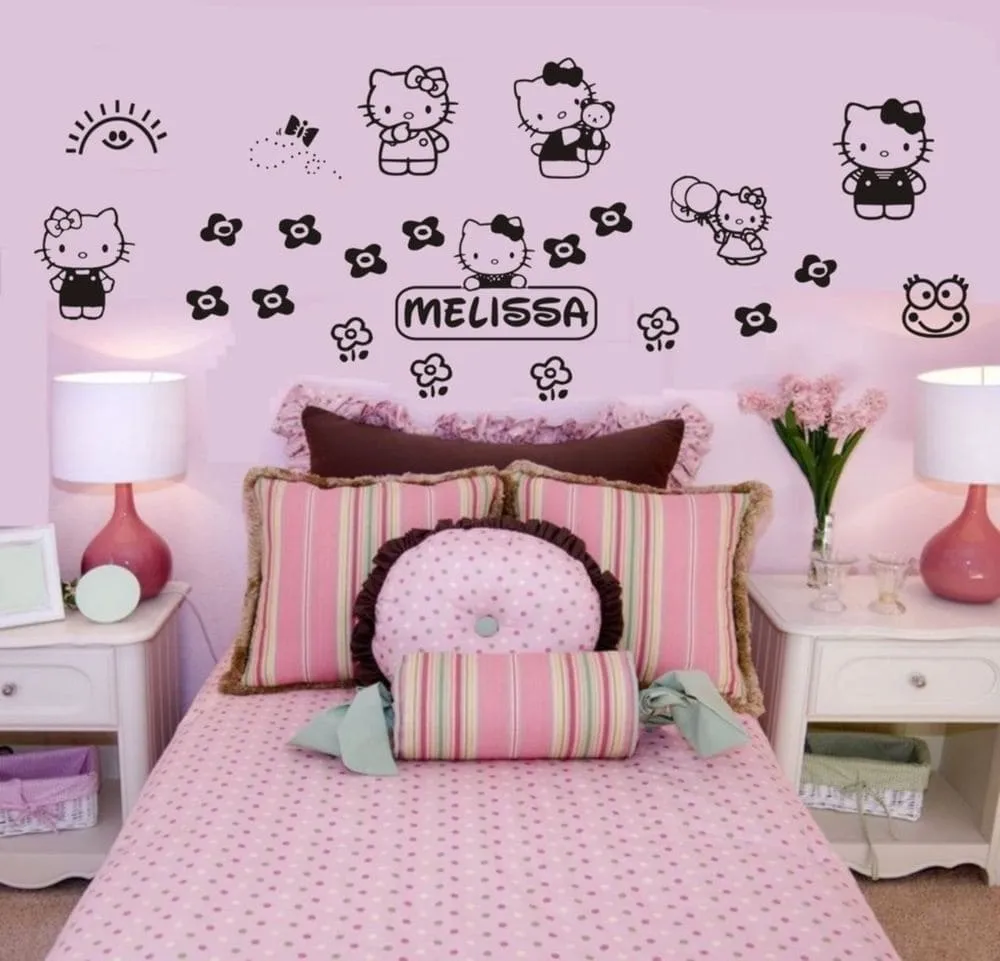 30+ mẫu trang trí phòng ngủ Hello Kitty cho bé gái đẹp như mơ