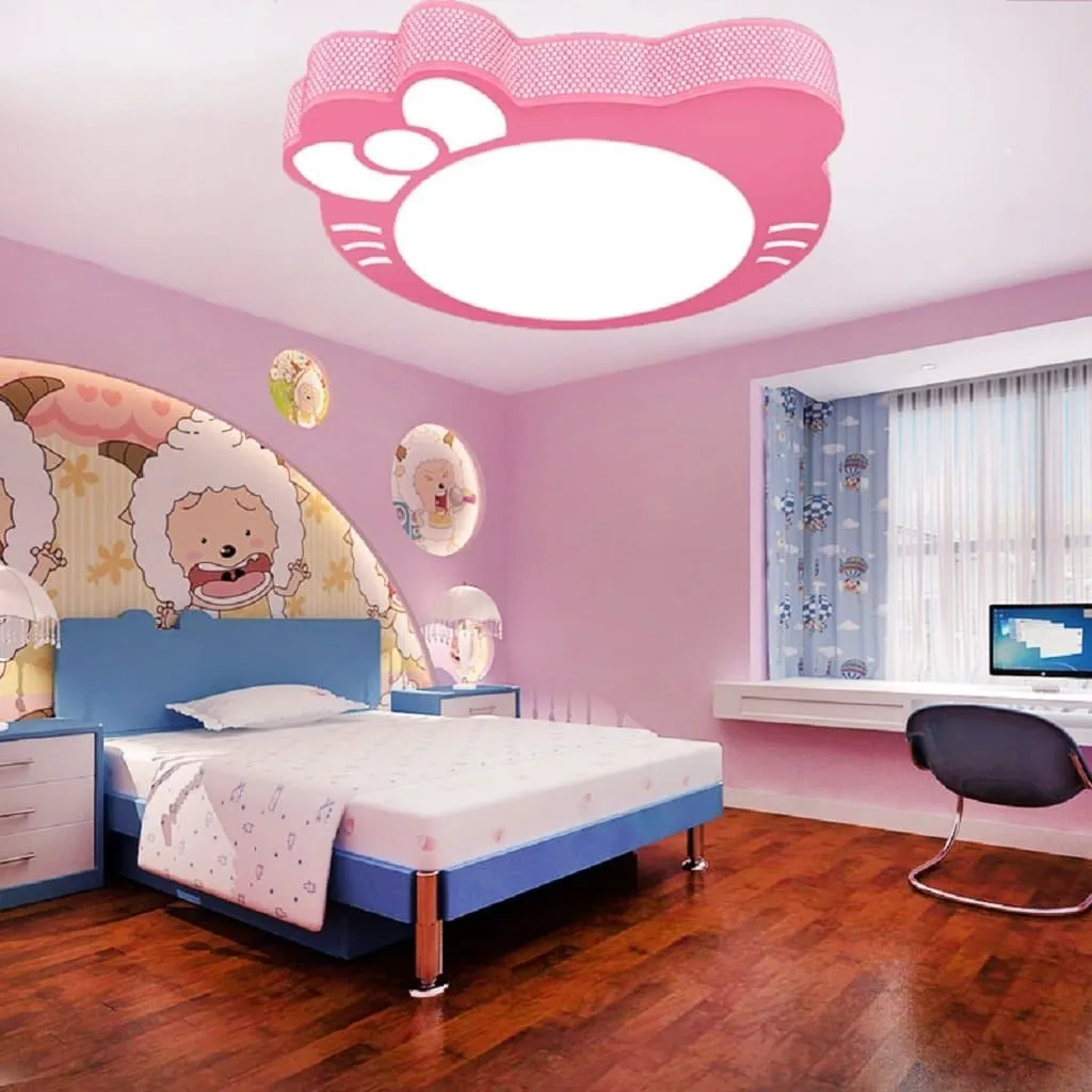 30+ mẫu trang trí phòng ngủ Hello Kitty cho bé gái đẹp như mơ