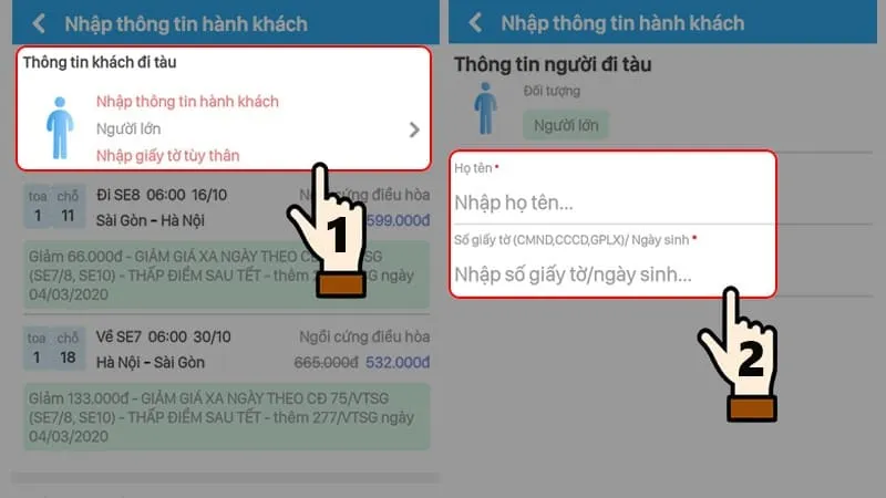 Cách đặt vé tàu online nhanh chóng dành cho người chưa biết