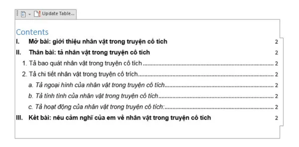 Cách làm mục lục tự động Word 2007, 2010, 2013, 2016