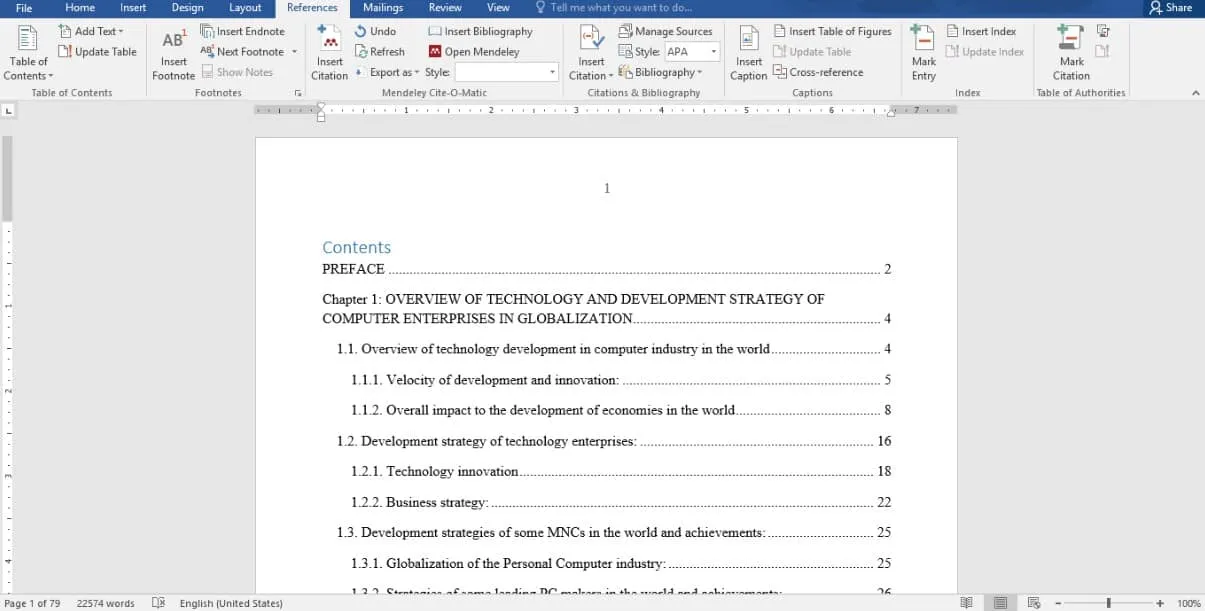 Cách làm mục lục tự động Word 2007, 2010, 2013, 2016