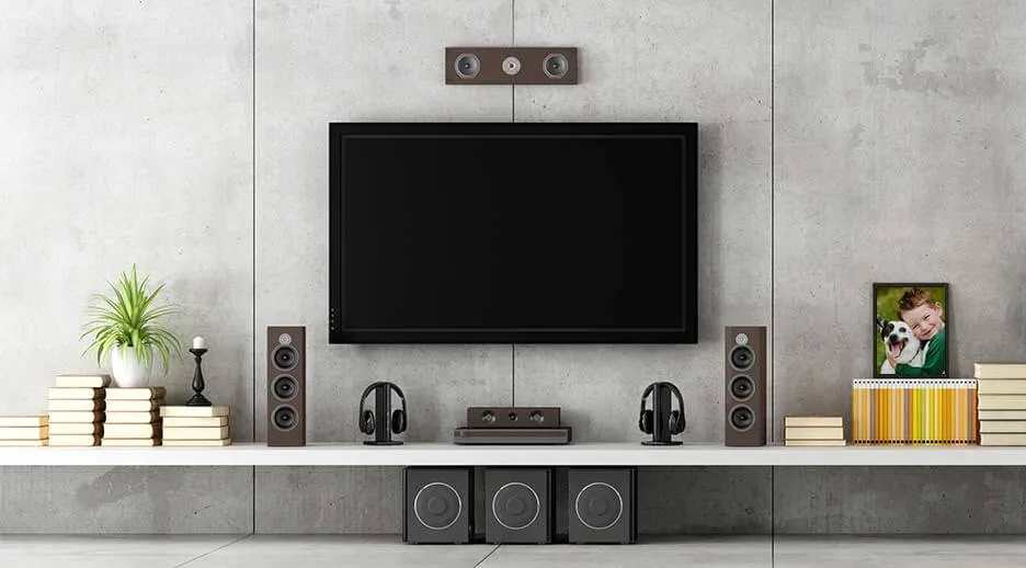 Cách thiết kế home theatre cho phòng ngủ đơn giản, tiện nghi