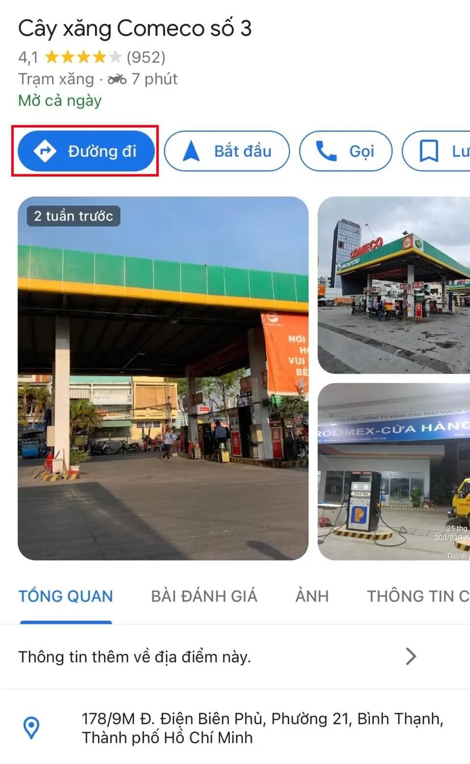 Cách tìm cây xăng gần nhất trên Google Maps chính xác 100%