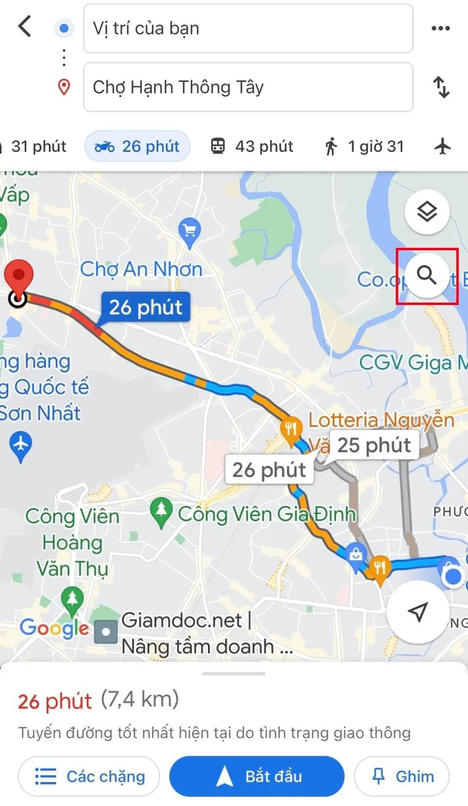 Cách tìm cây xăng gần nhất trên Google Maps chính xác 100%