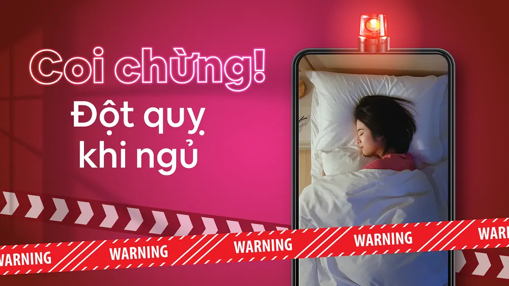 Dấu hiệu cảnh báo đột quỵ khi ngủ và cách phòng ngừa