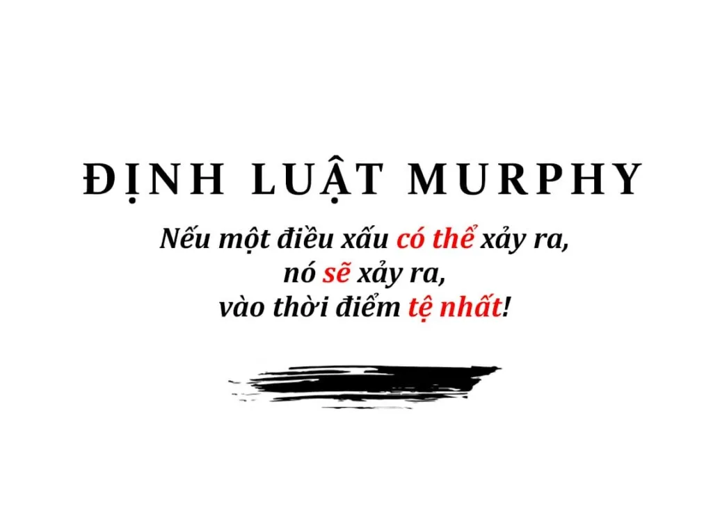 Định luật Murphy là gì? Một số điều thú vị về định luật Murphy