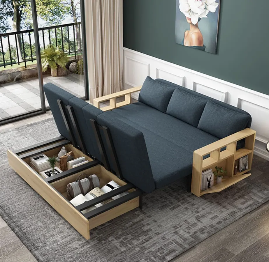 Gợi ý 13+ mẫu ghế Sofa giường gỗ đa năng, bền, đẹp 