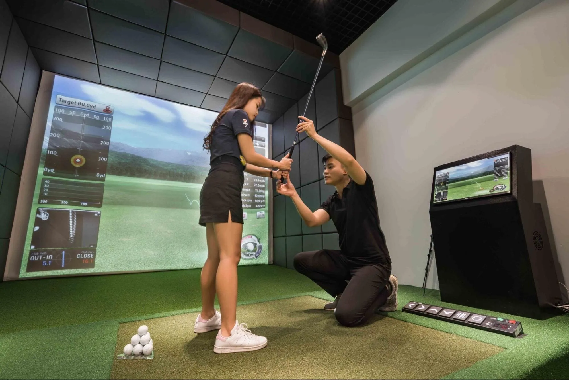 Hướng dẫn quy trình thiết kế thi công Phòng Golf 3D nổi tiếng