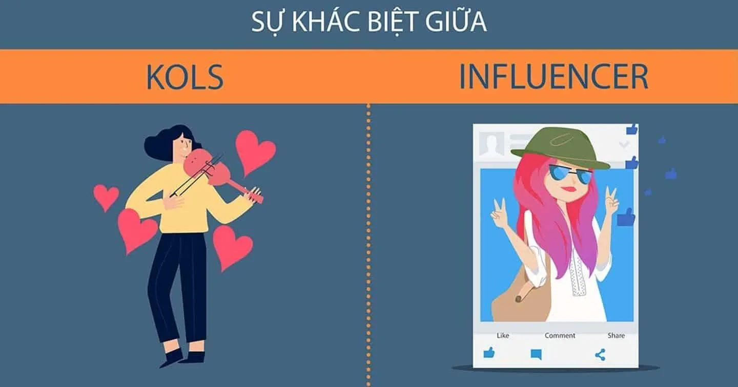 KOL và Influencer: Sự khác biệt có thể bạn chưa biết