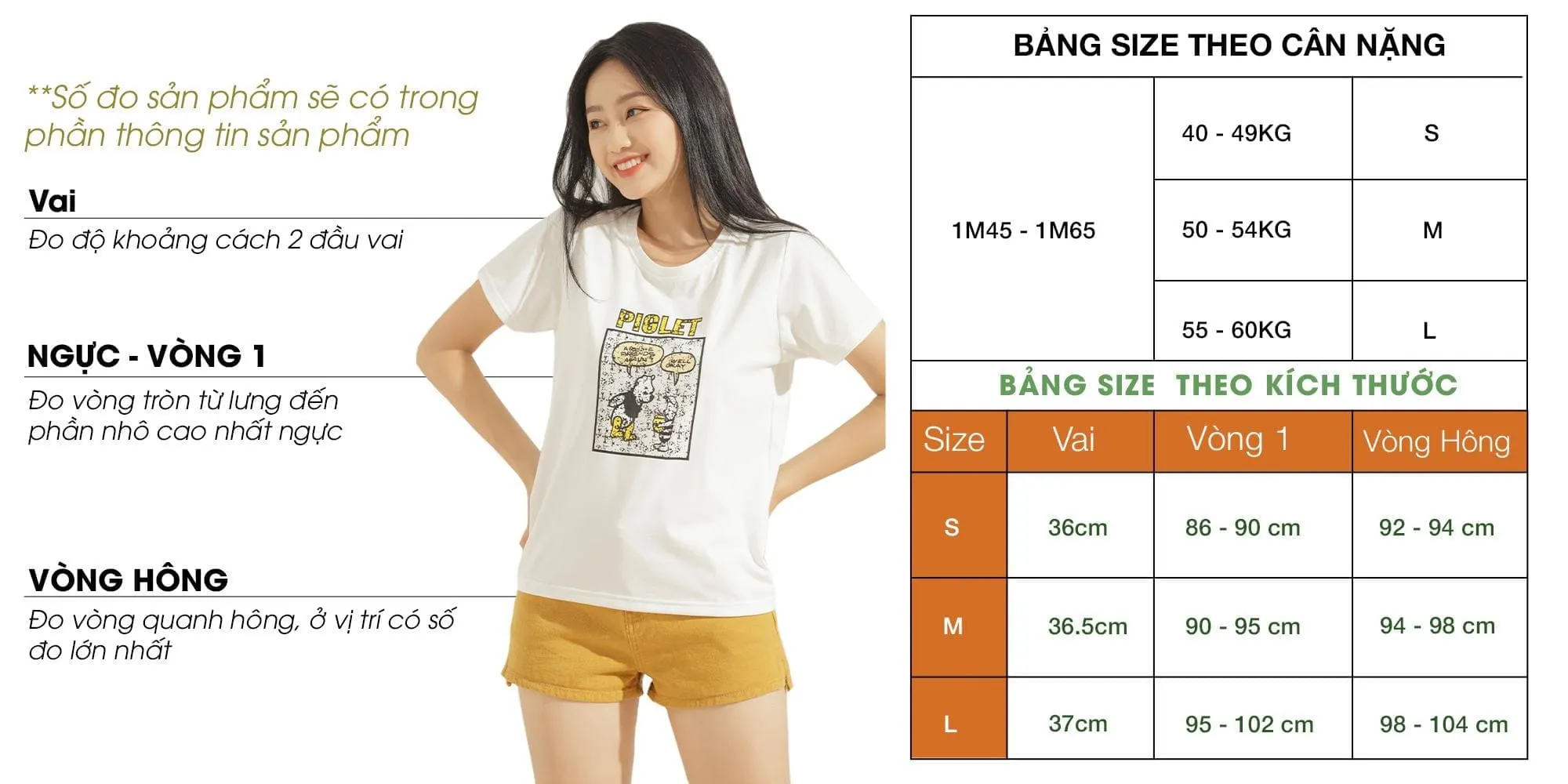 Size S M L XL là gì? Hướng dẫn cách chọn size áo phù hợp cho nam nữ 